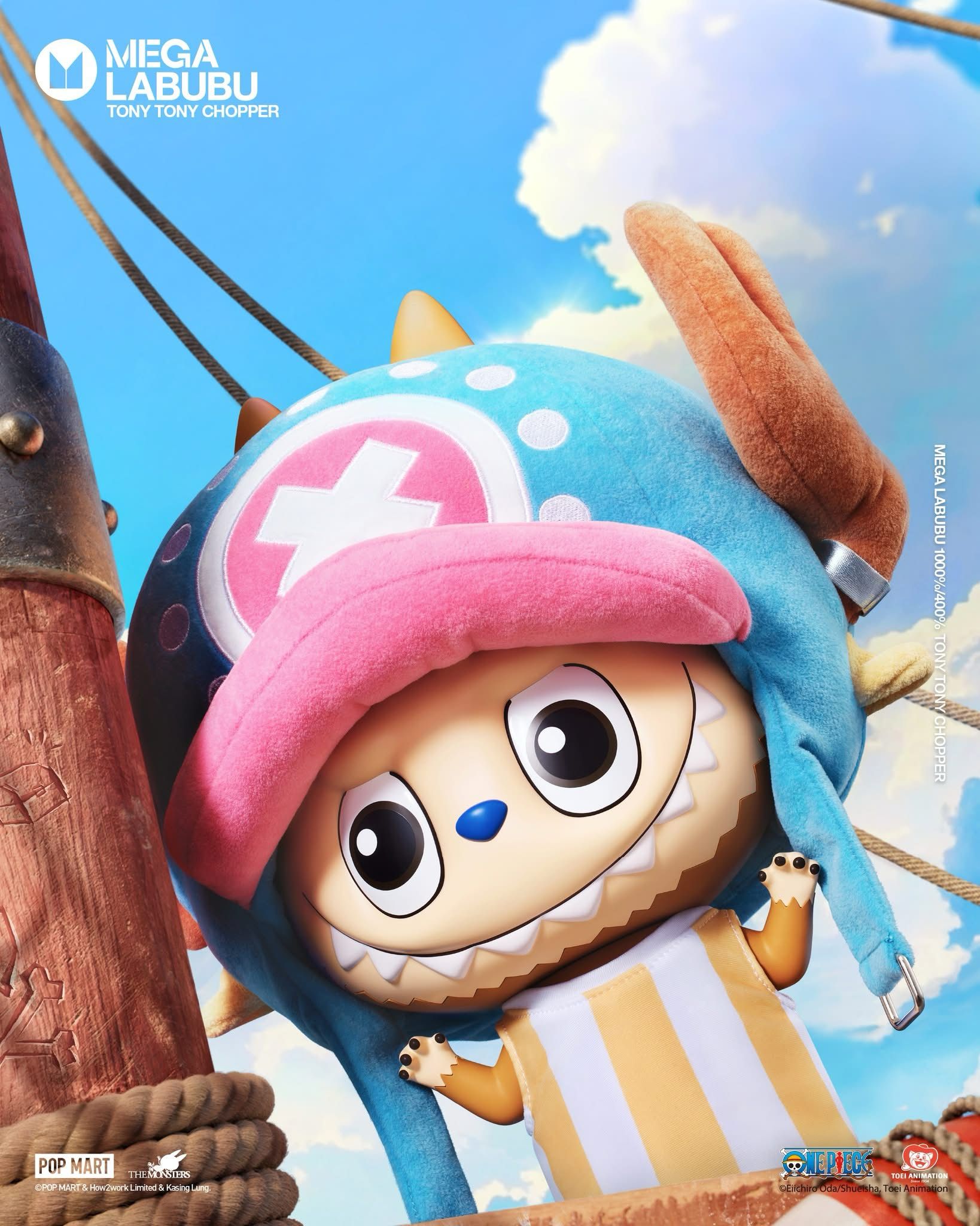 POPMART MEGA LABUBU Tony Tony Chopper