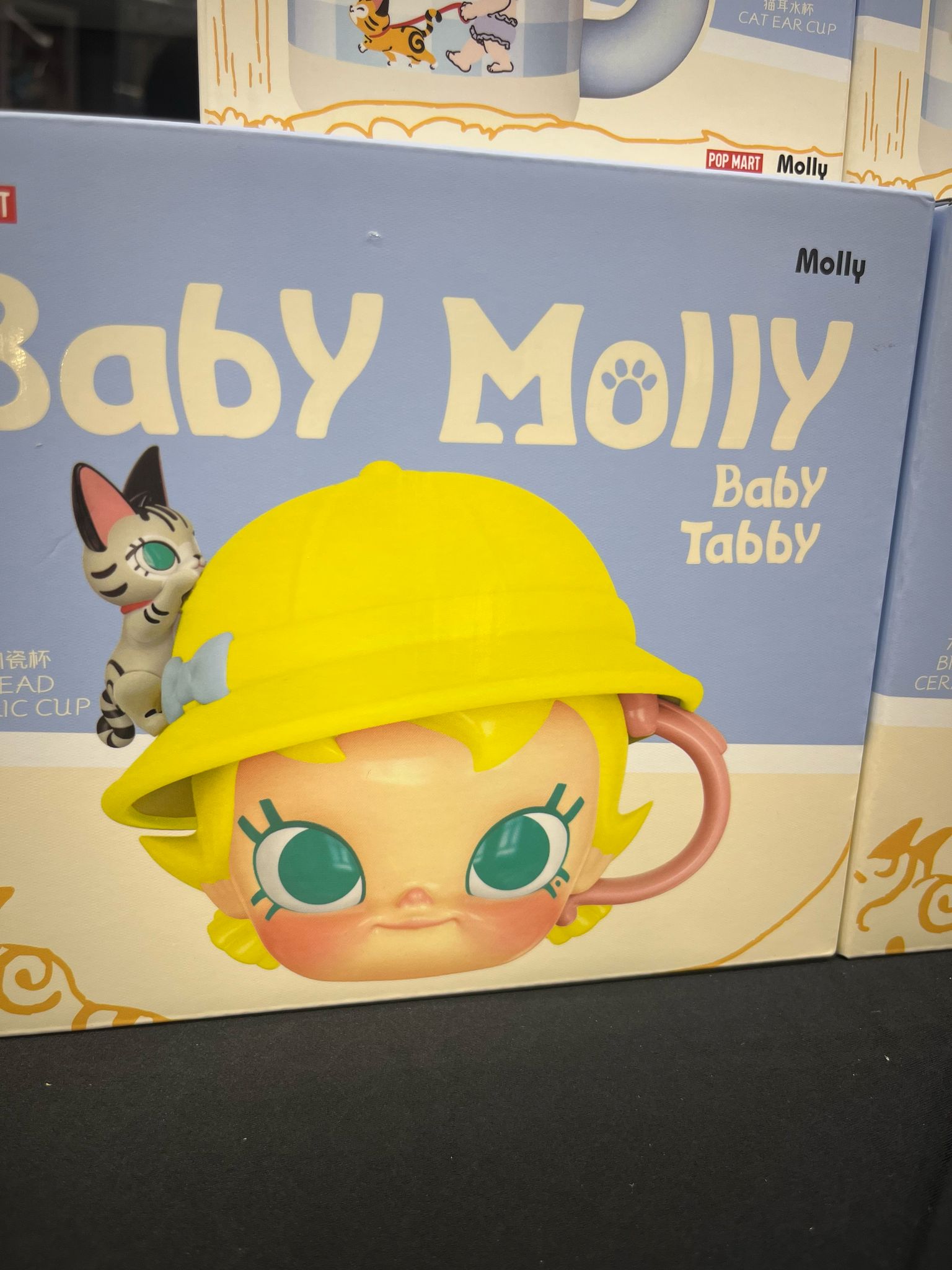 POP MART Baby Molly喵趣橫生系列-大頭陶瓷杯 Baby Molly & Baby Tabby Series-Big Head Ceramic Cup