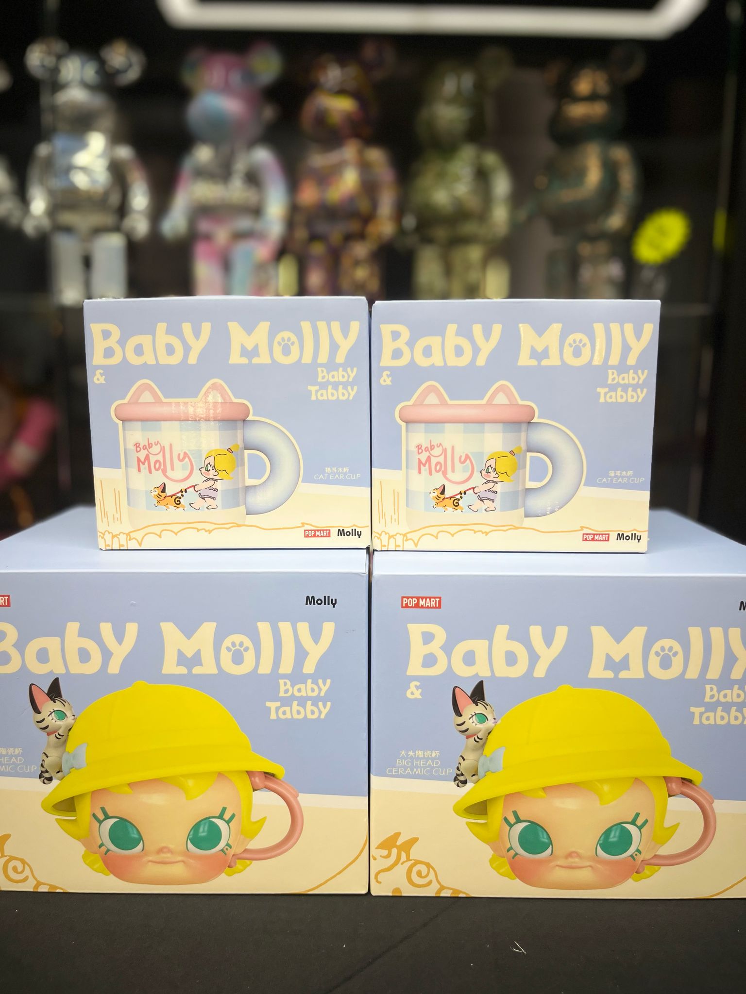 POP MART Baby Molly喵趣橫生系列-貓耳水杯 Baby Molly & Baby Tabby Series-Cat Ear Cup