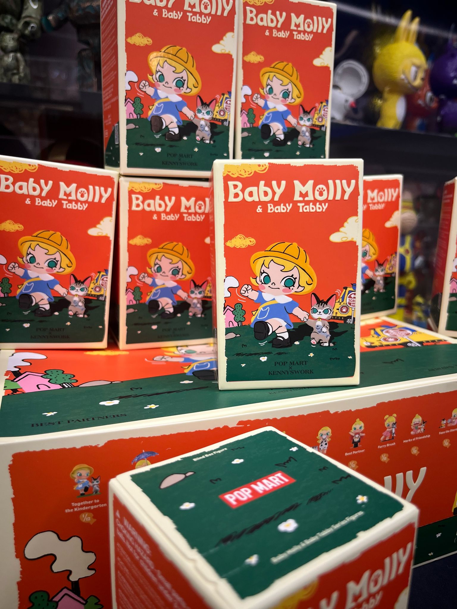 POP MART Baby Molly & Baby Tabby Series Figures