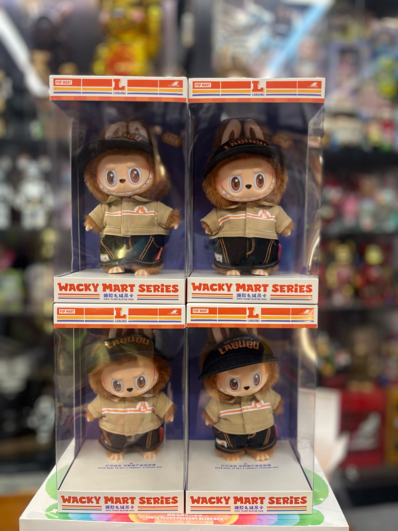 POP MART THE MONSTERS 怪味便利店系列-搪膠毛絨吊卡 Wacky Mart Series-Vinyl Plush Blister Pack
