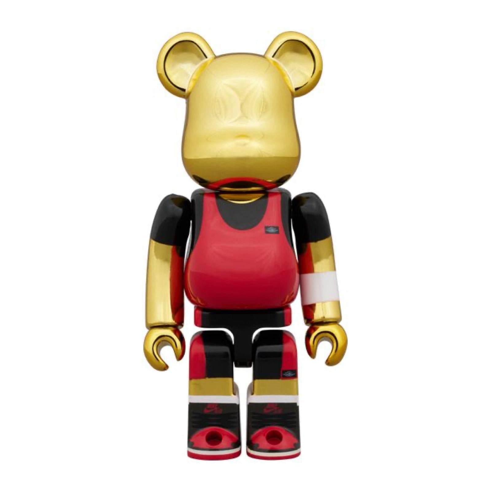 100% BE@RBRICK Michael Jordan 1985 AIR JORDAN (GOLD)
