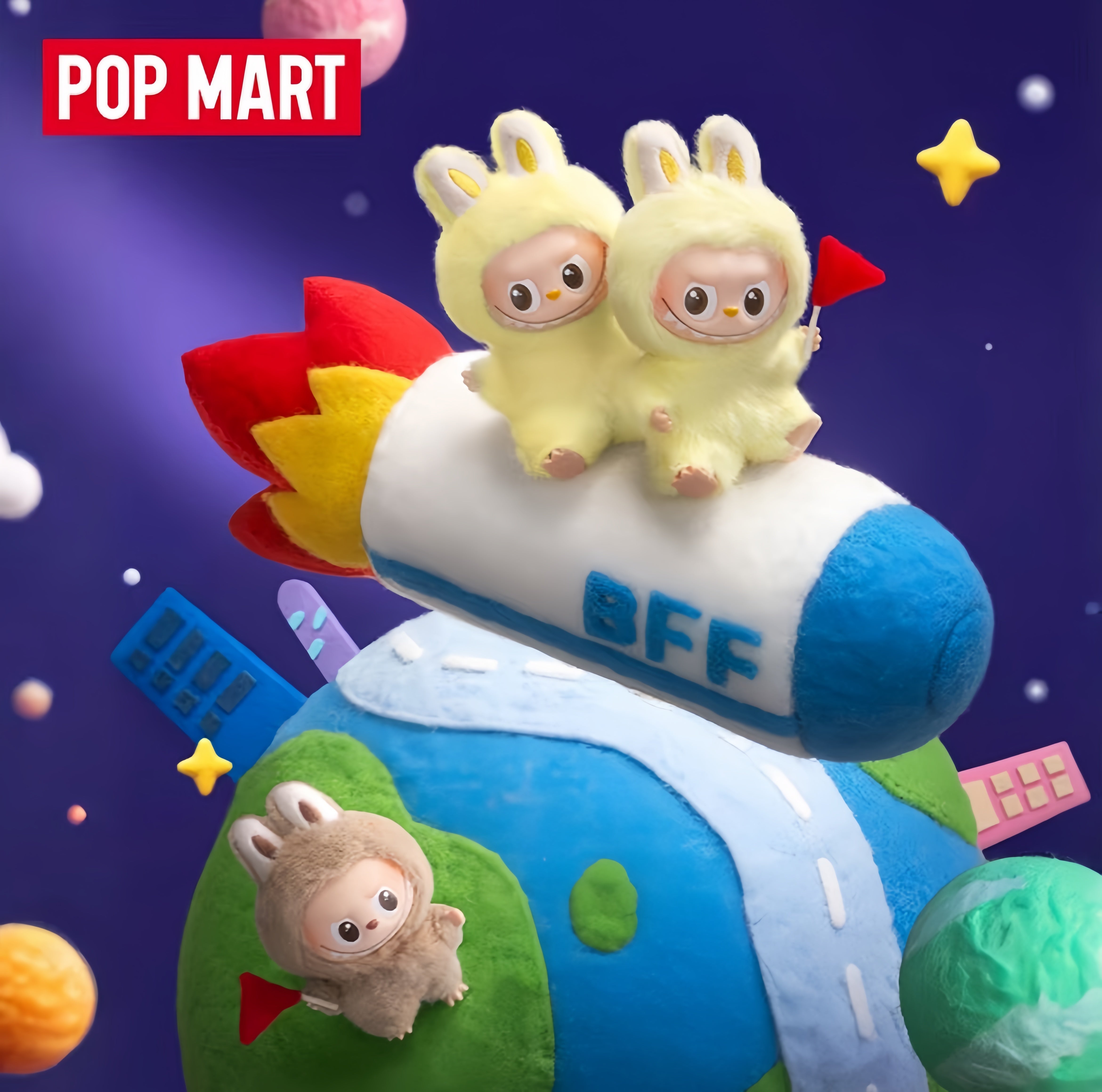 POP MART THE MONSTERS心底密碼系列-搪膠毛絨挂件盲盒 (A-M)&(N-Z)