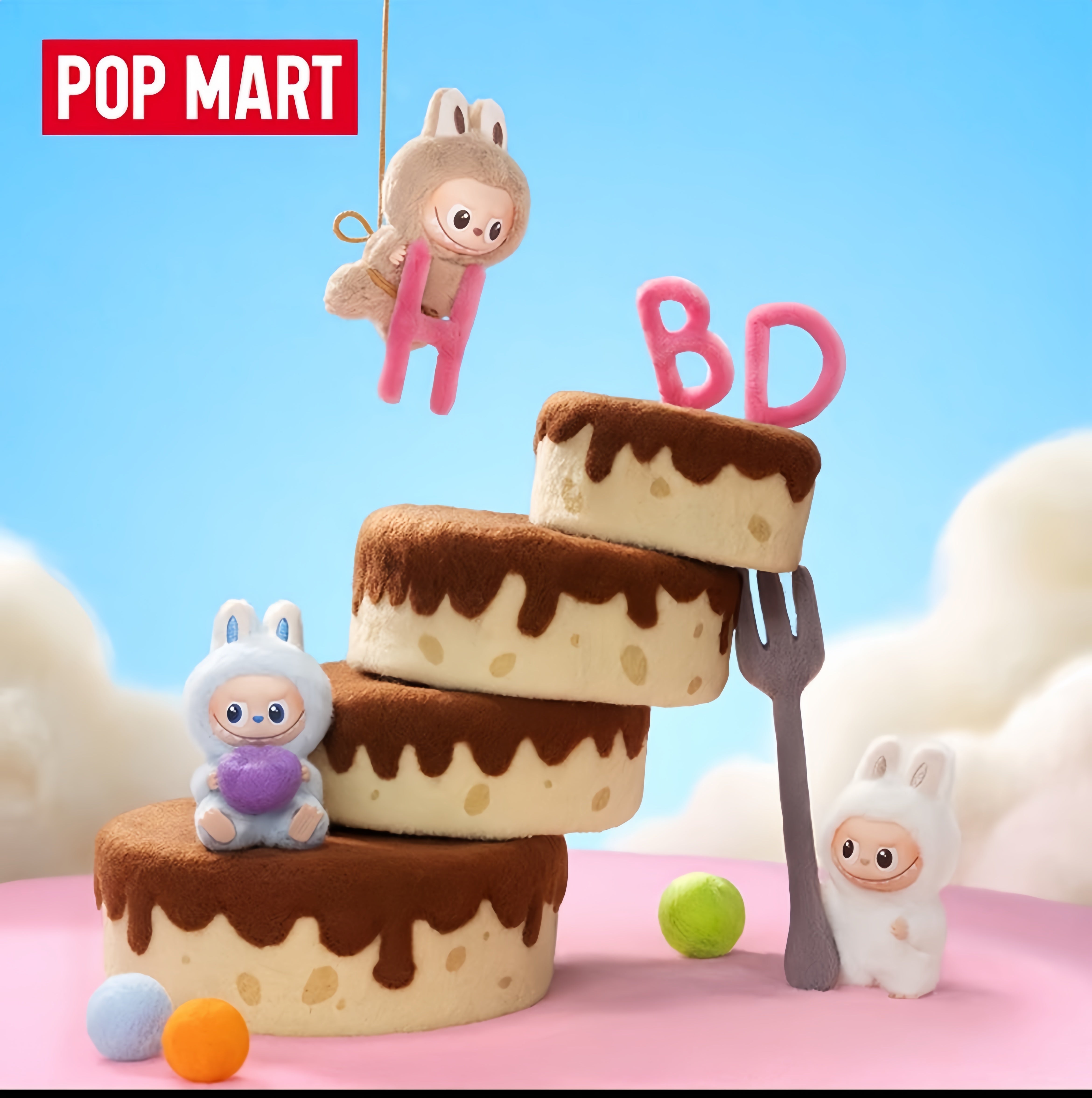 POP MART THE MONSTERS心底密碼系列-搪膠毛絨挂件盲盒 (A-M)&(N-Z)