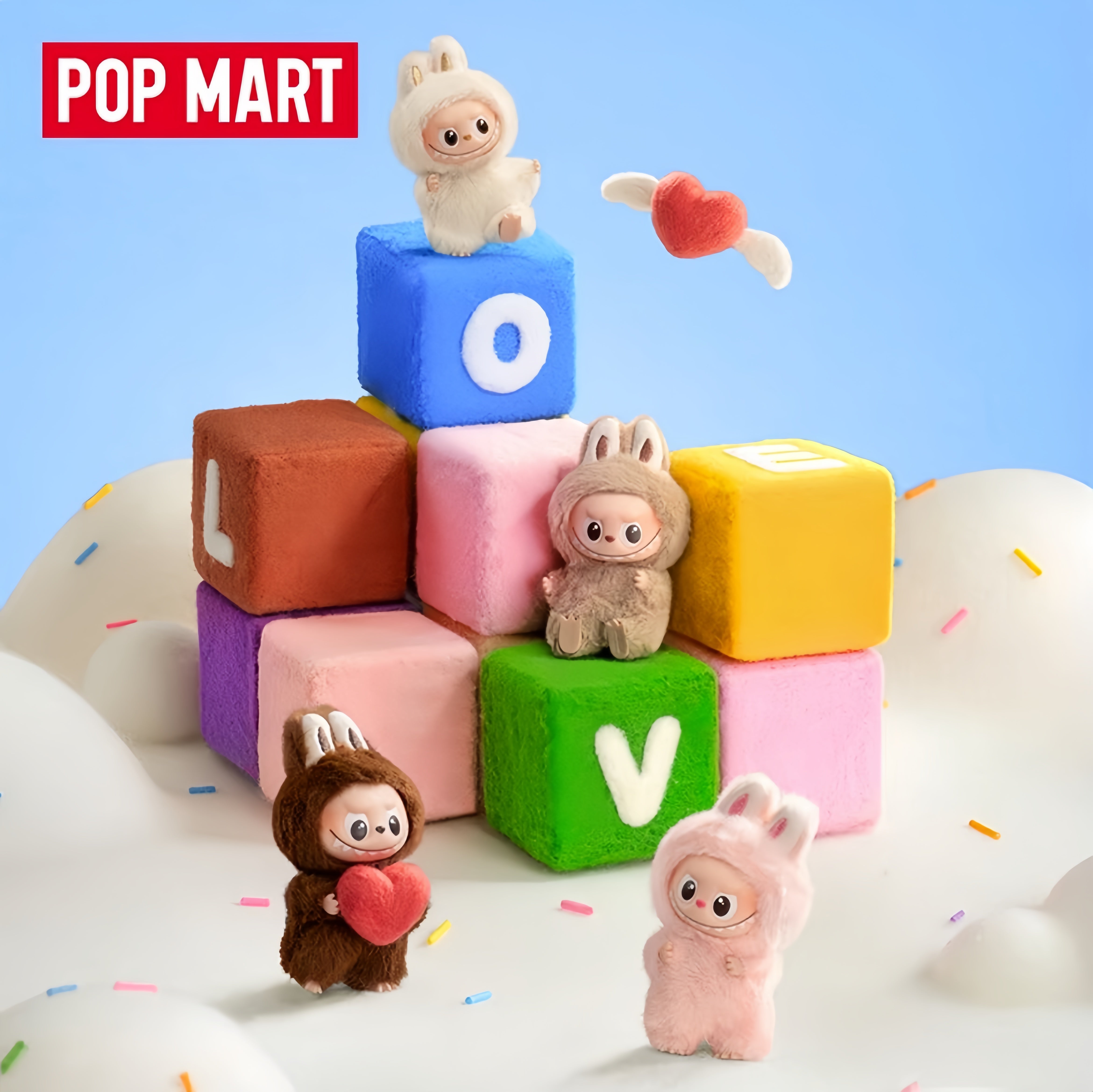 POP MART THE MONSTERS心底密碼系列-搪膠毛絨挂件盲盒 (A-M)&(N-Z)