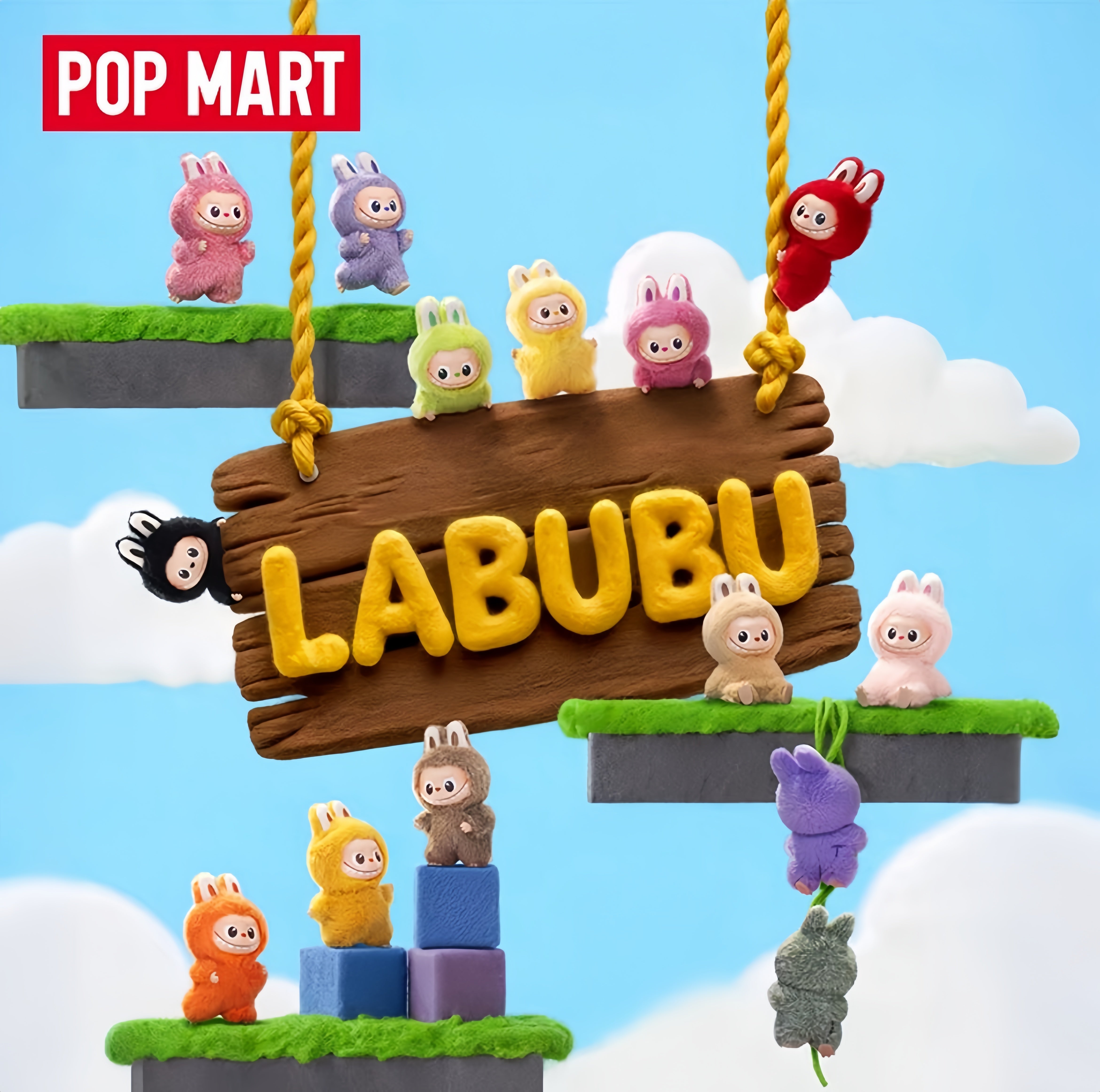 POP MART THE MONSTERS心底密碼系列-搪膠毛絨挂件盲盒 (A-M)&(N-Z)