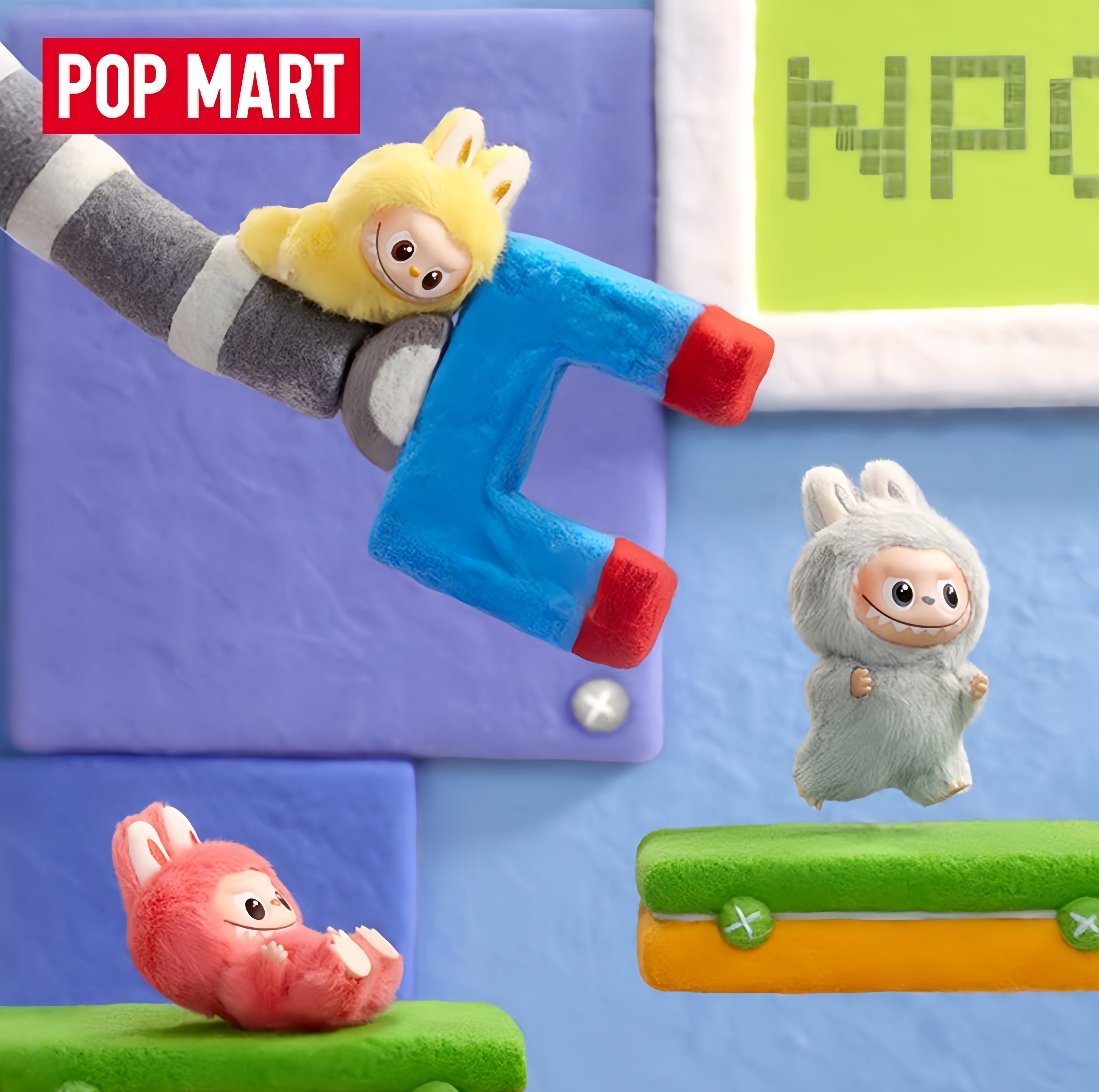 POP MART THE MONSTERS心底密碼系列-搪膠毛絨挂件盲盒 (A-M)&(N-Z)
