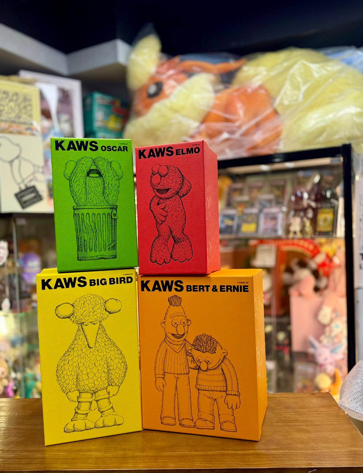 KAWS & Sesame Street Vinyl Figures Set of 5