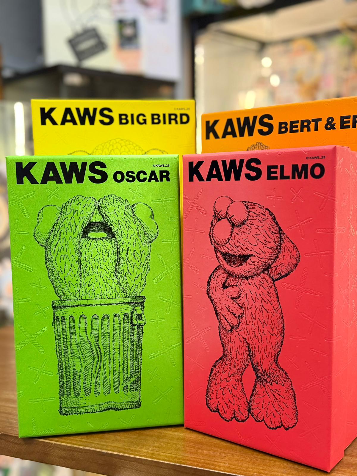 KAWS & Sesame Street Vinyl Figures Set of 5