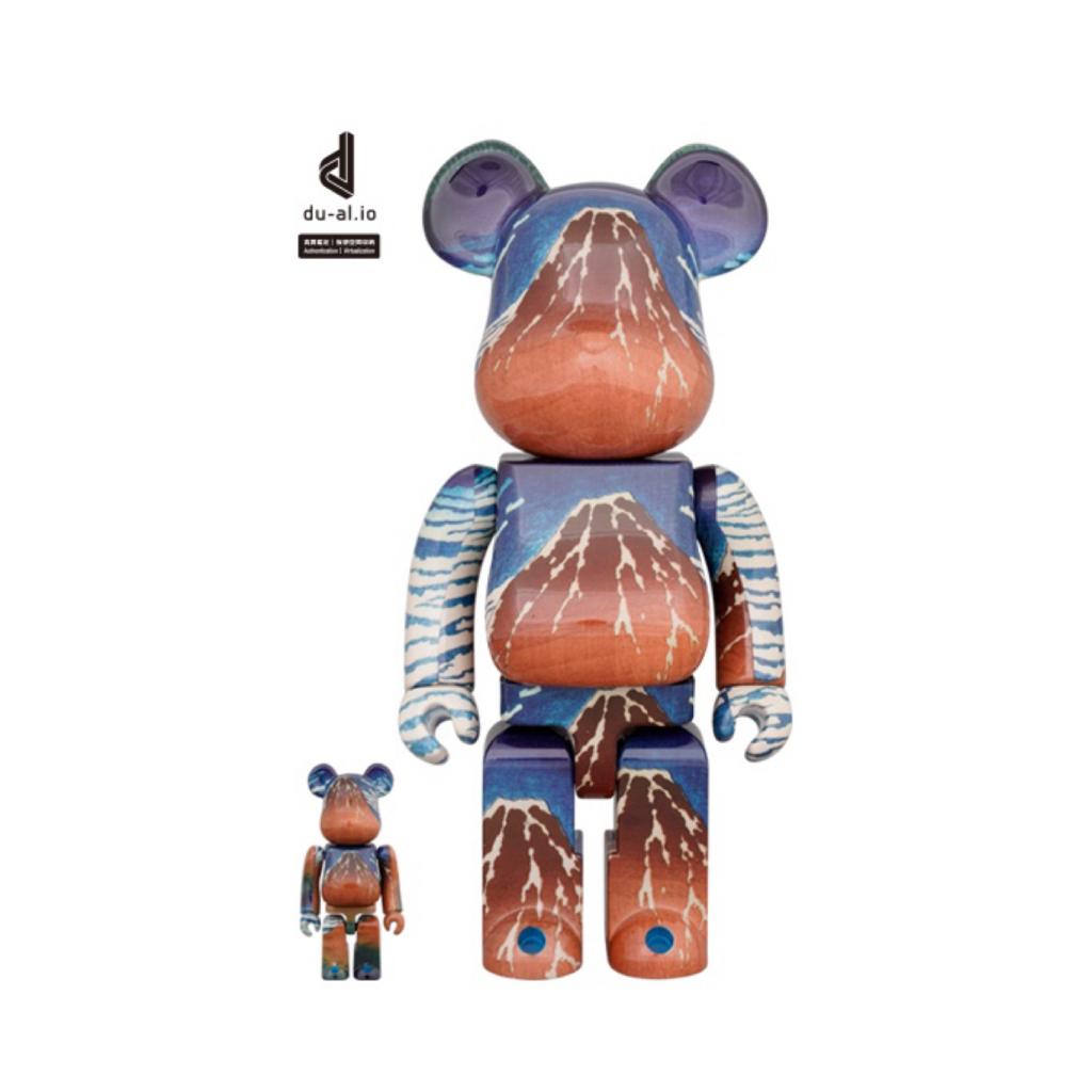 100%+400% 葛飾北斎 「冨嶽三十六景 凱風快晴」