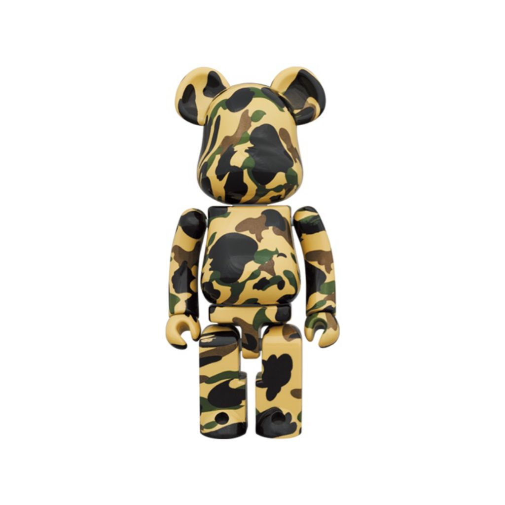 200% 超合金 Be@rbrick Bape 1ST CAMO Green / Yellow Set of 2pcs