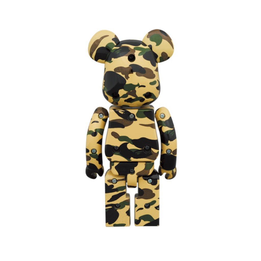 200% 超合金 Be@rbrick Bape 1ST CAMO Green / Yellow Set of 2pcs