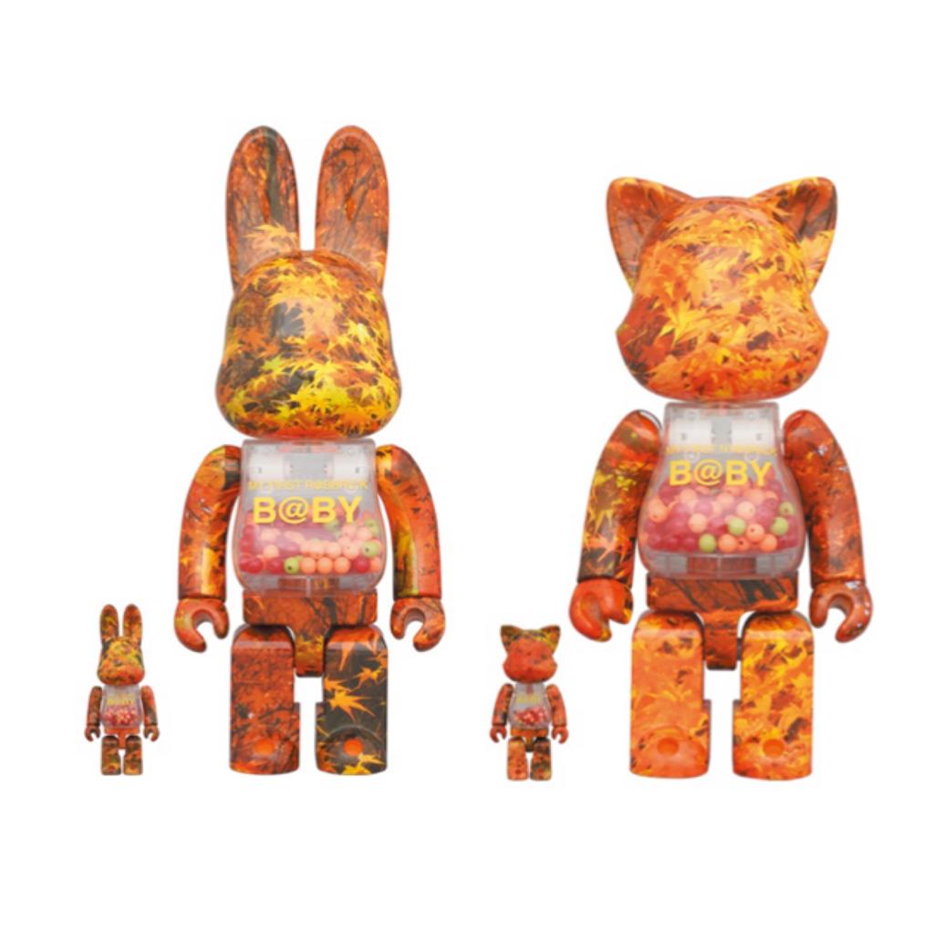 Set of 100% & 400% NY@brick & R@bbrick My First Autumn Leaves Ver. (貓兔 千秋@秋葉Baby)