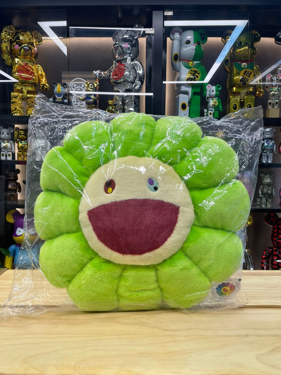 60cm Flower Cushion (Pure Green)