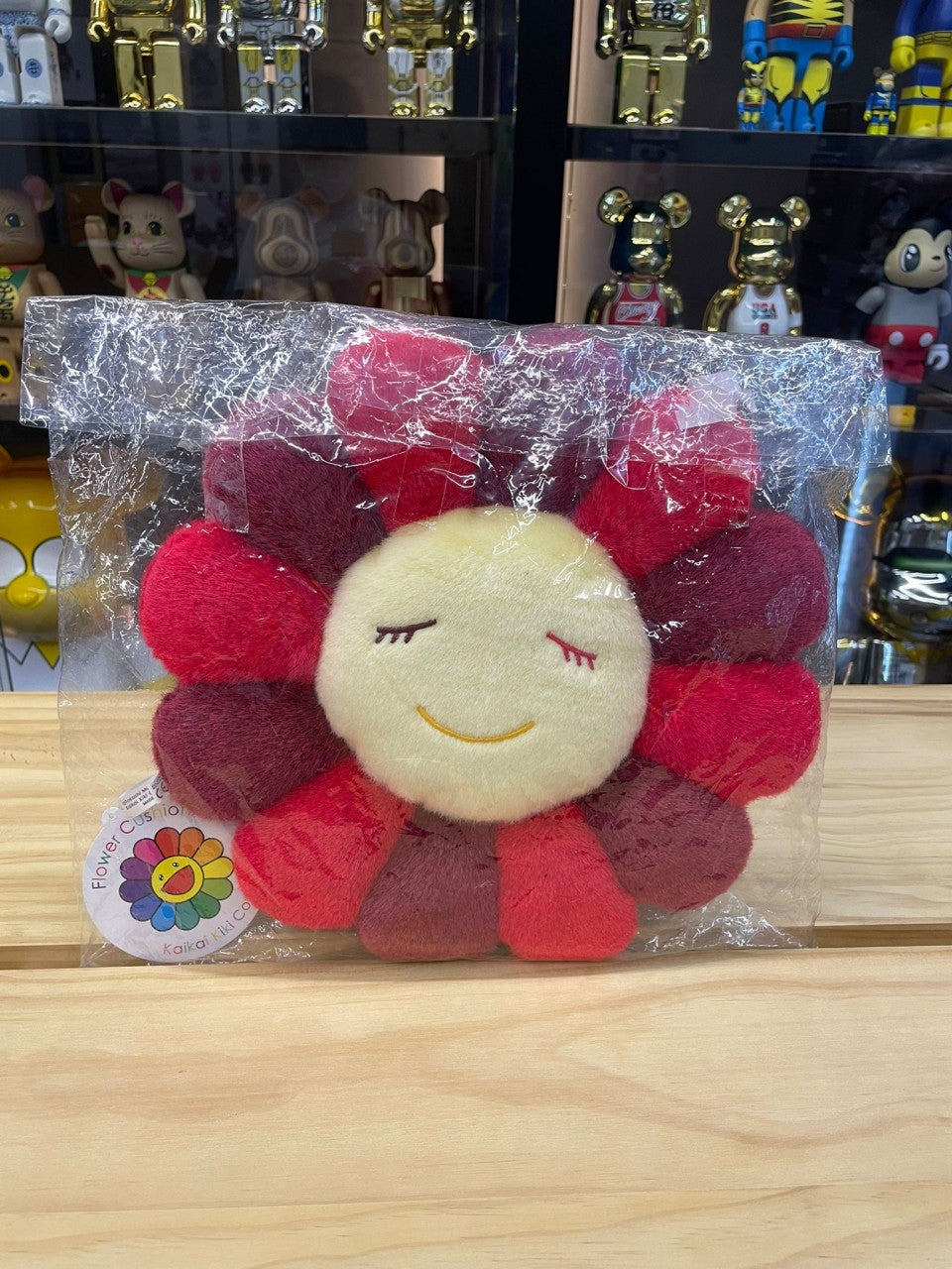 Coussin Fleur 30cm (Rose rouge)