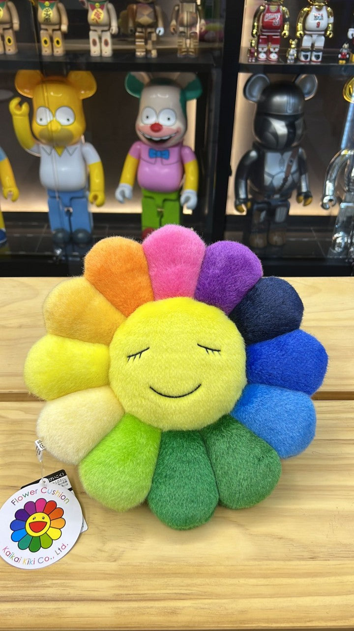 30cm Flower Cushion (Rainbow)