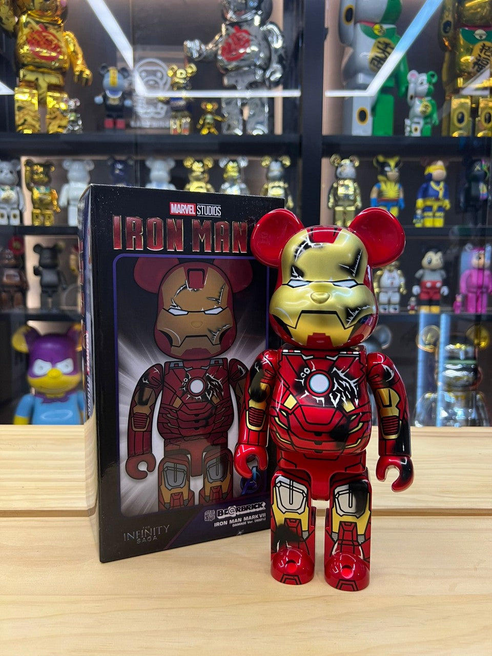 400% Be@rbrick Ironman Mark VII Damage Ver. (戰損版)