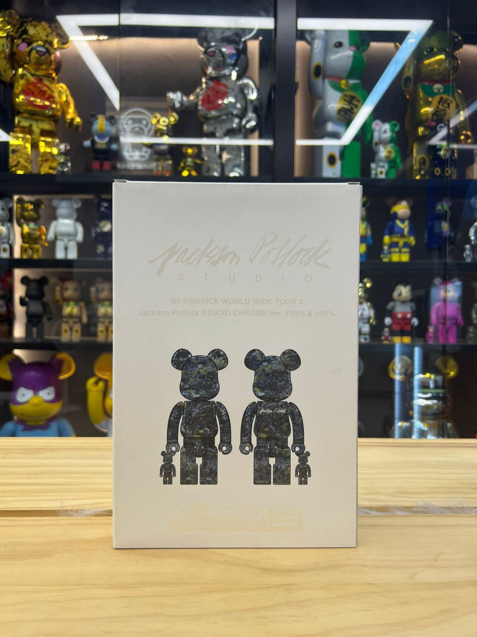 100% & 400% Jackson Pollock Studio Chrome Ver.