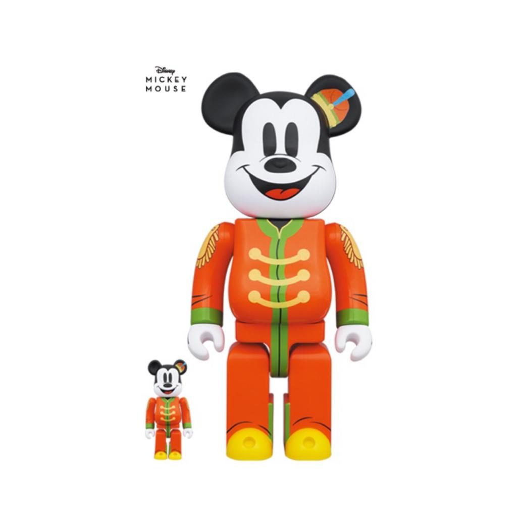 100% & 400% Be@rbrick Mickey Mouse “The Band Concert”