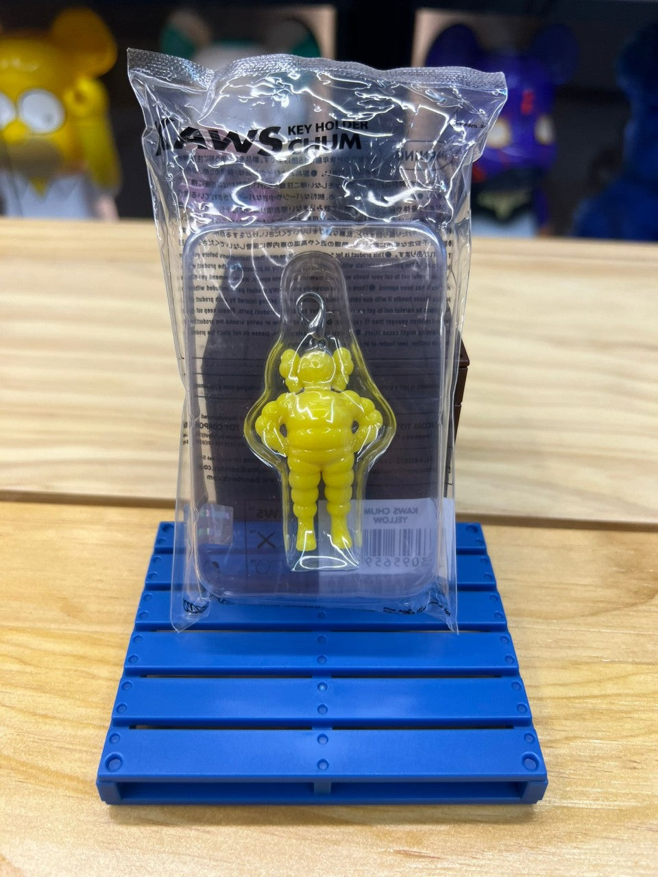 Kaws Chum Yellow Key Holder