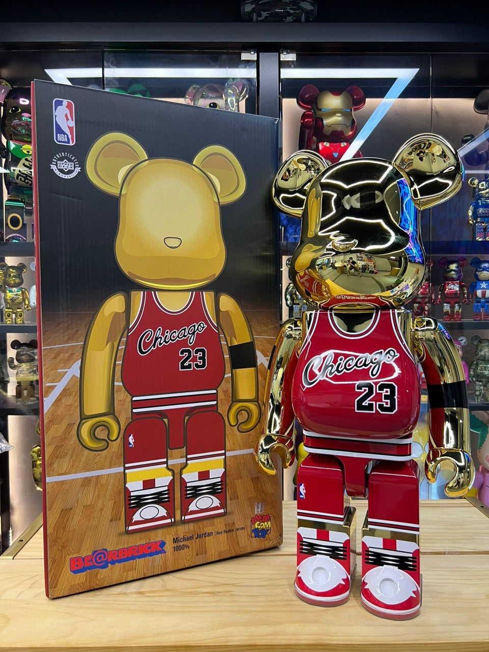 1000% Michael Jordan 1985 Rookie Jersey Bearbrick
