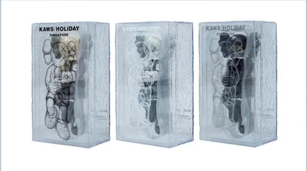 Kaws Holiday Singapore Set of 3 (Black/Grey/Brown)