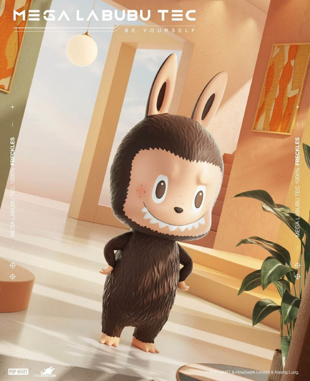 1000% Mega Labubu TEC by Popmart