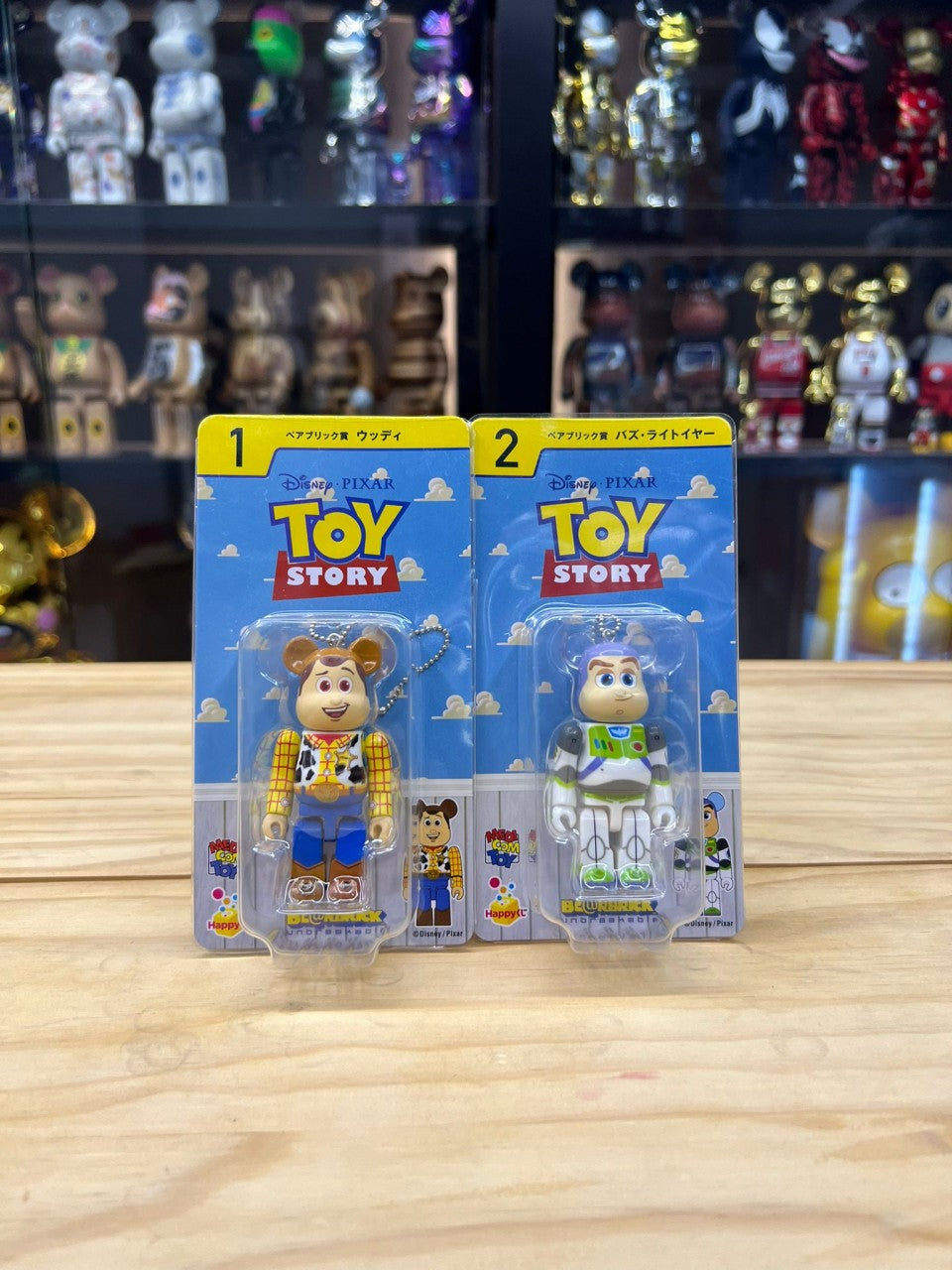 100% be@rbrick Happy Disney Pixar Toy Story (Woody & Buzz)(胡廸 & 巴斯)