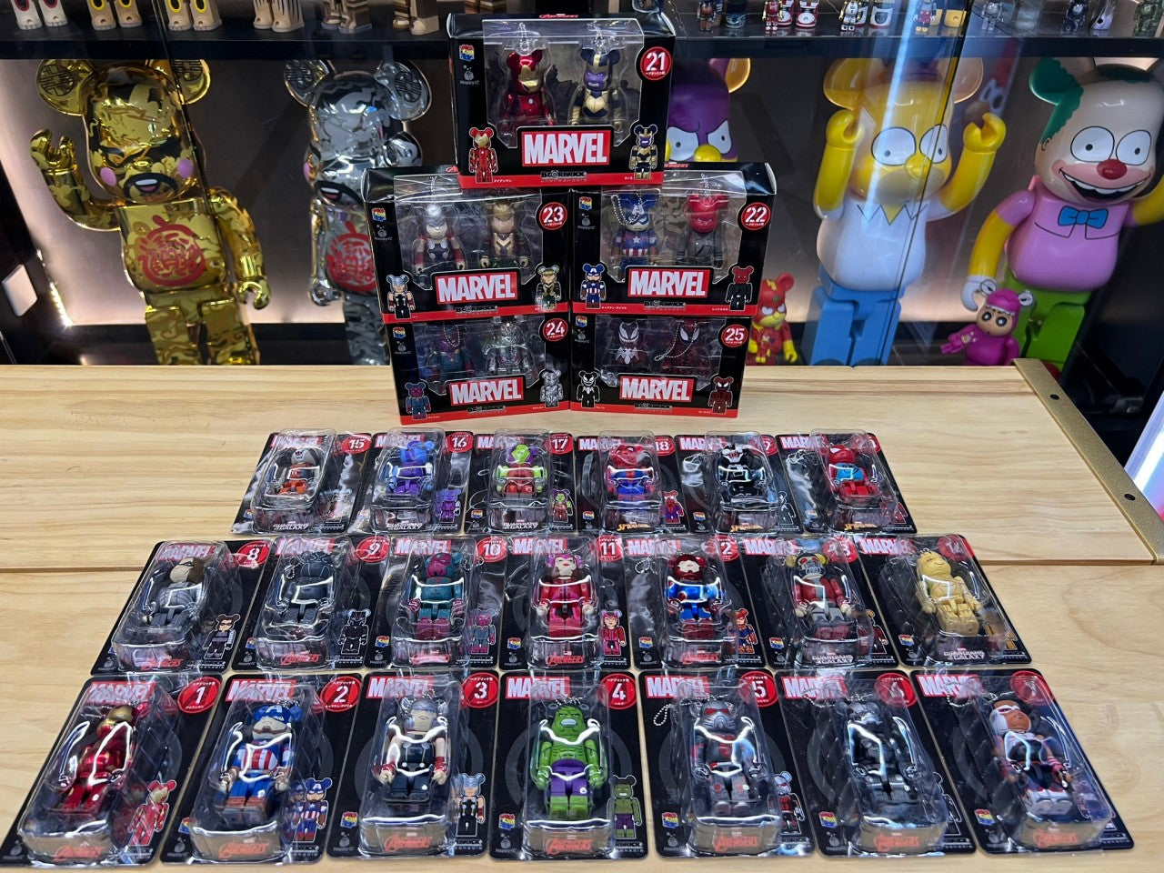 100% be@rbrick Marvel 一番賞 No.1- No.25 Set of 25