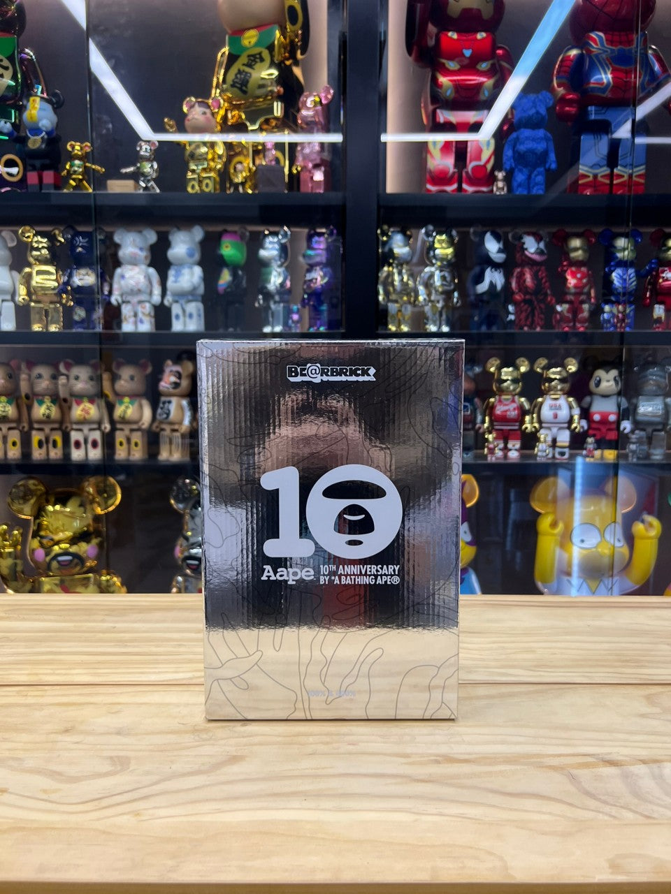 100% & 400% Be@rbrick AAPE BY A Bathing APE(R) 10th Anniversary