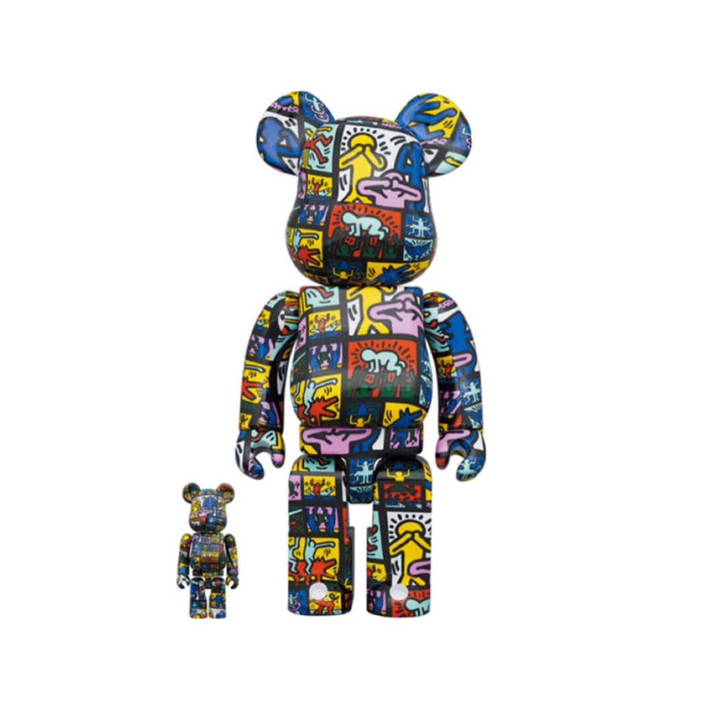 100% & 400% Be@rbrick Keith Haring #10