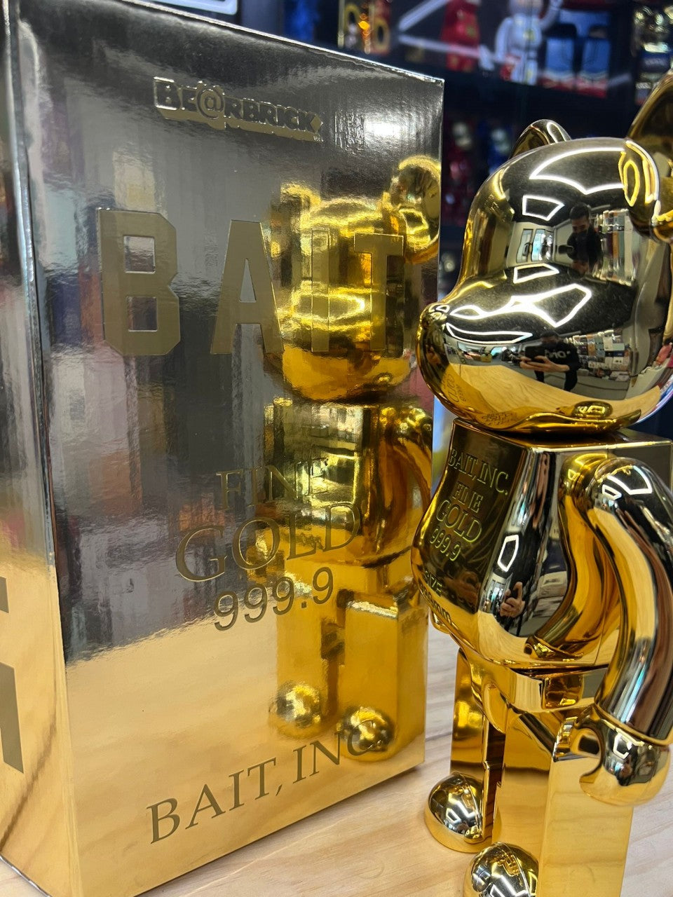 400% Be@rbrick Bait gold bar