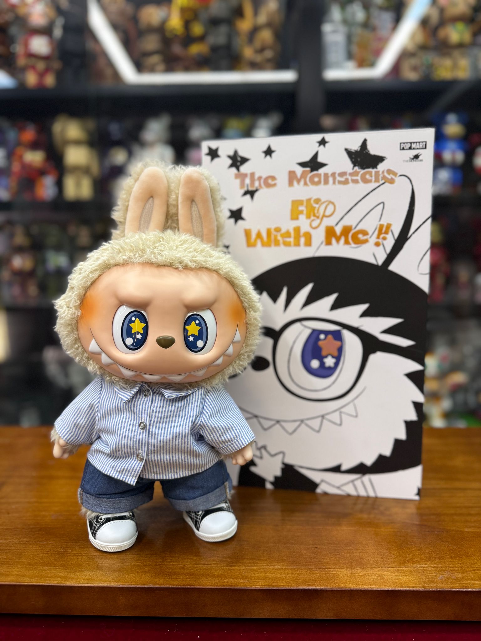 POPMART LABUBU FLIP WITH ME 糖膠毛絨公仔