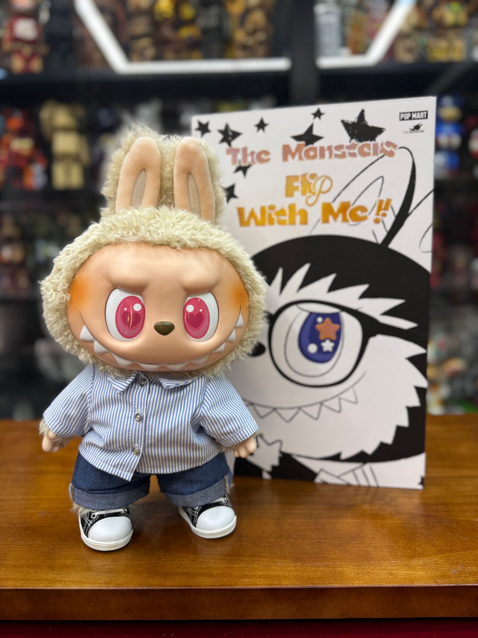 POPMART LABUBU FLIP WITH ME 糖膠毛絨公仔
