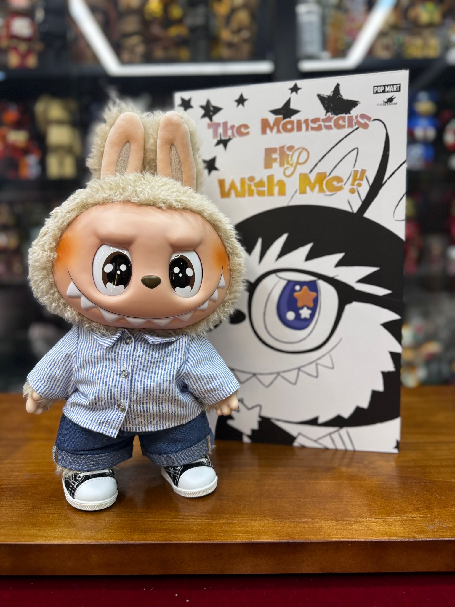 POPMART LABUBU FLIP WITH ME 糖膠毛絨公仔