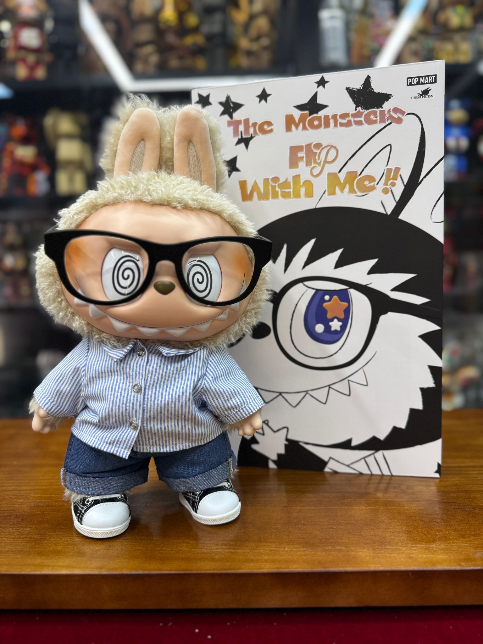 POPMART LABUBU FLIP WITH ME 糖膠毛絨公仔