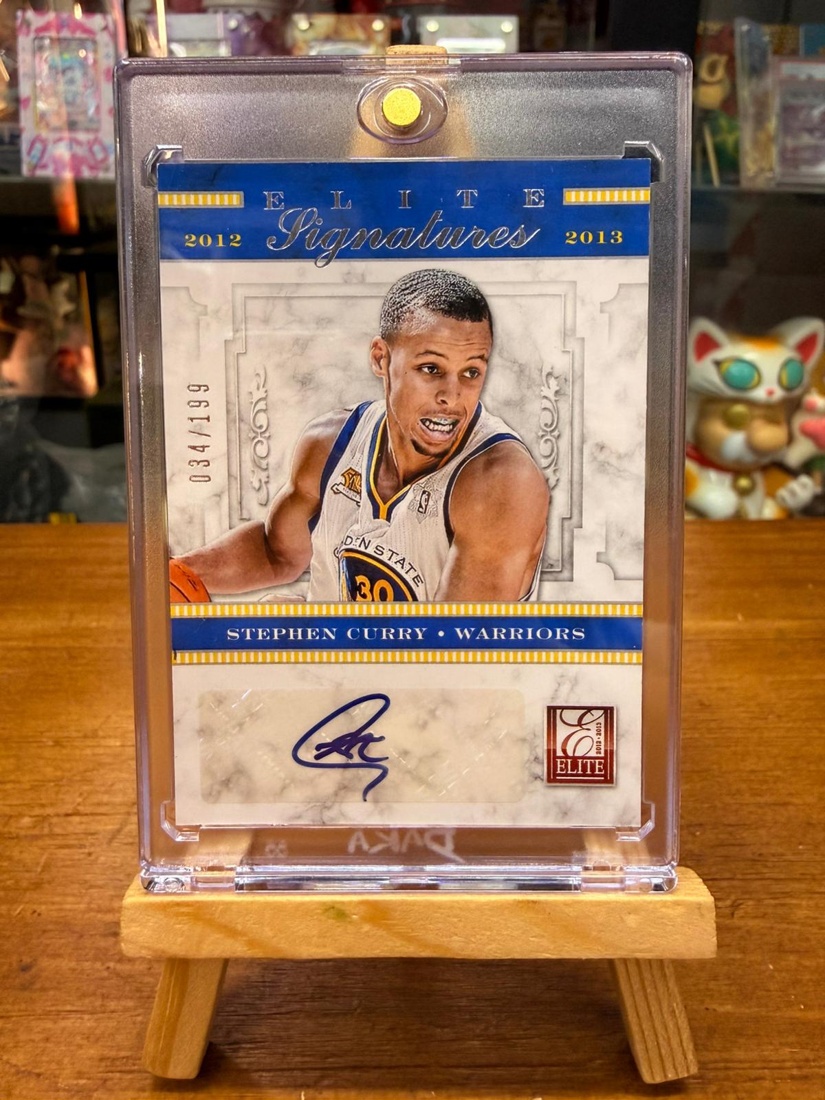 2012-13 ELITE BASKETBALL SIGNATURES WARRIORS STEPHEN CURRY NO.7 034/199限號