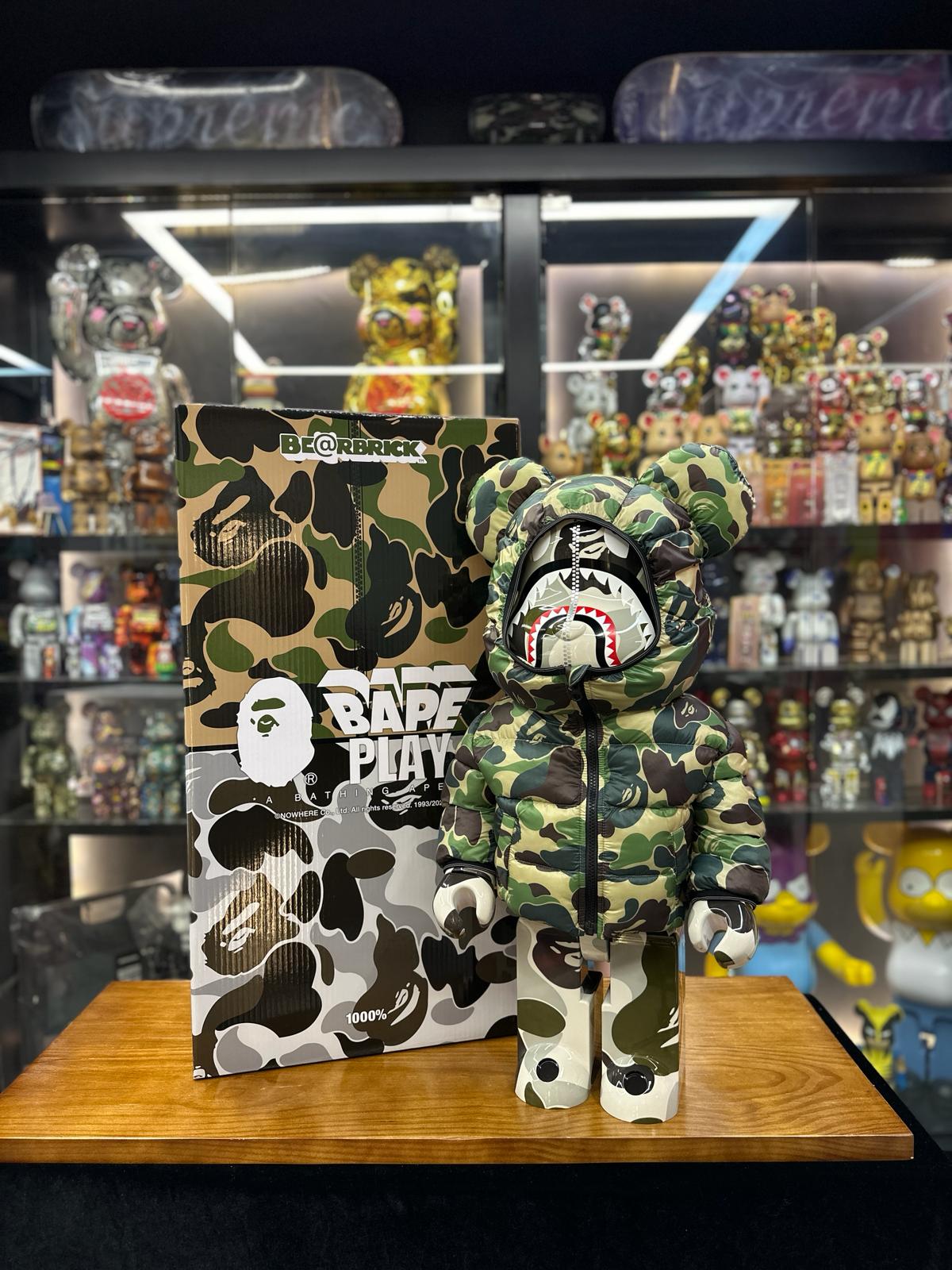 1000% BE@RBRICK BAPE(R) × CANADA GOOSE SHARK