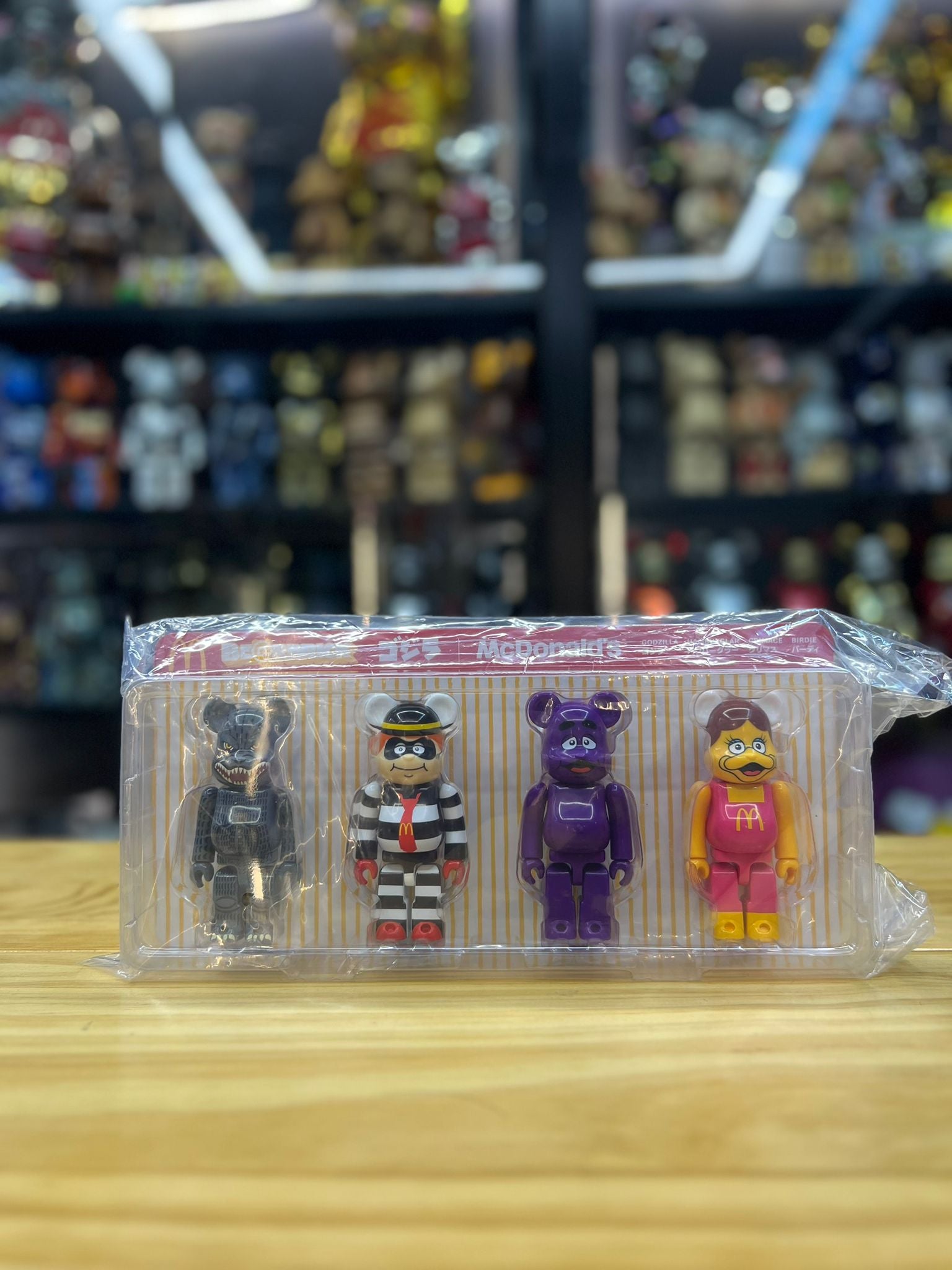ゴジラVSマクドナルド BE@RBRICK 150% 4体セット(Mcdonald's)
