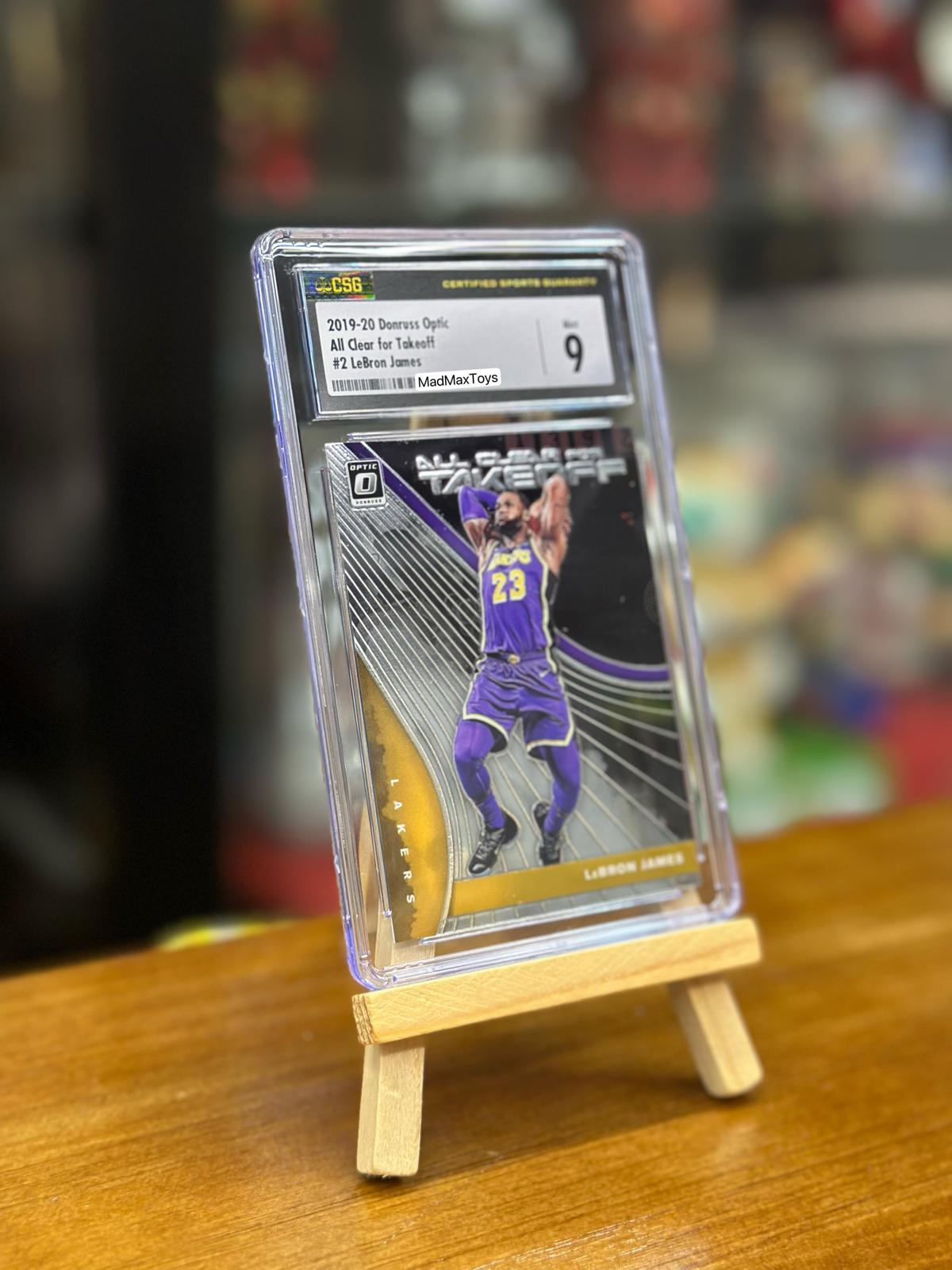 CSG 9 2019-20 Donruss Optic All Clear for Takeoff #2 LeBron James