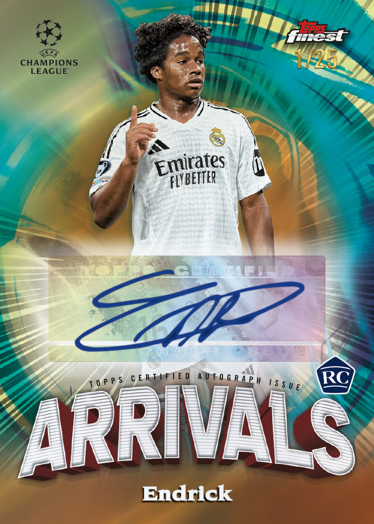 2024/25 Topps Finest UEFA Club Competitions - Hobby Box