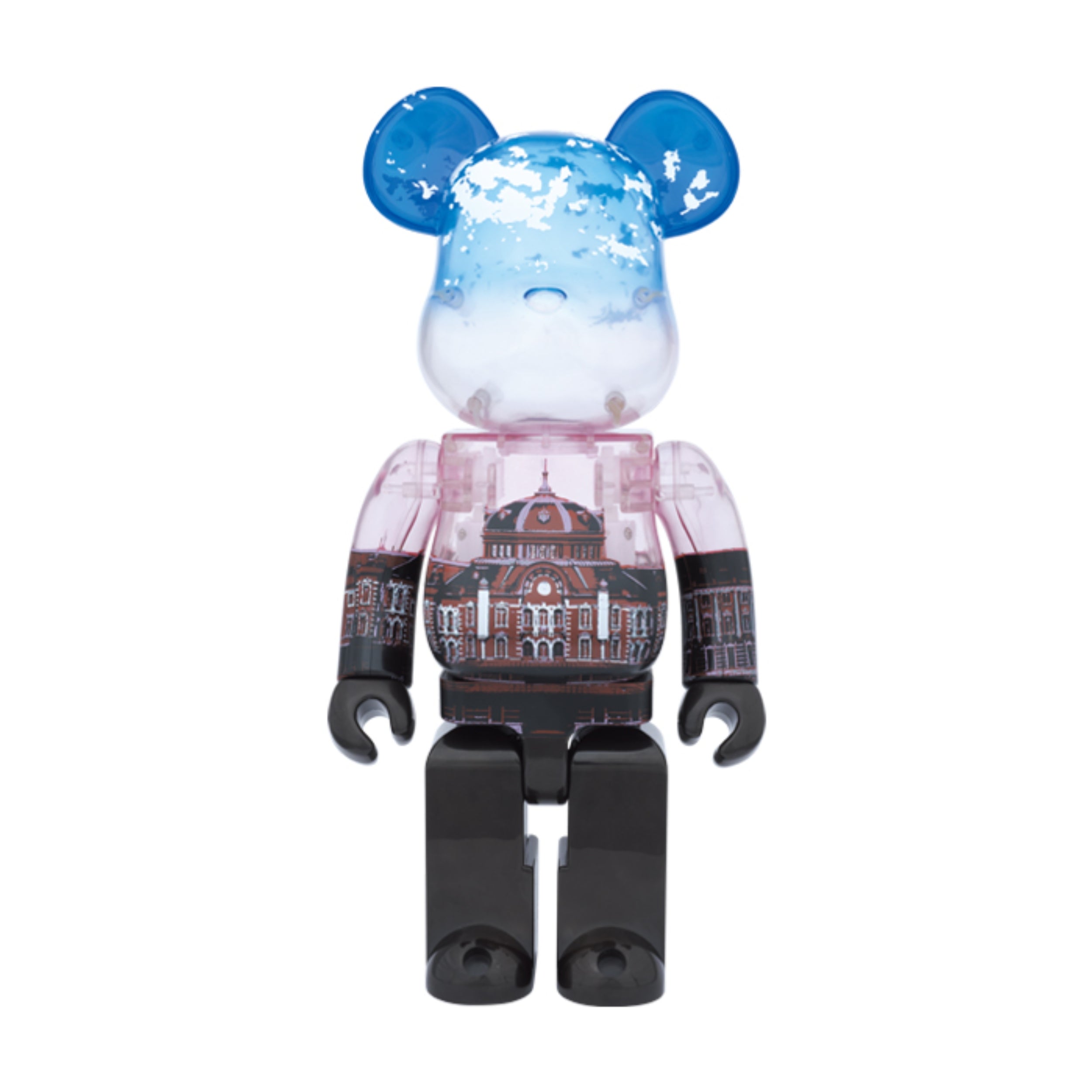 100% BE@RBRICK 東京駅丸の内駅舎モデル Snow Ver.