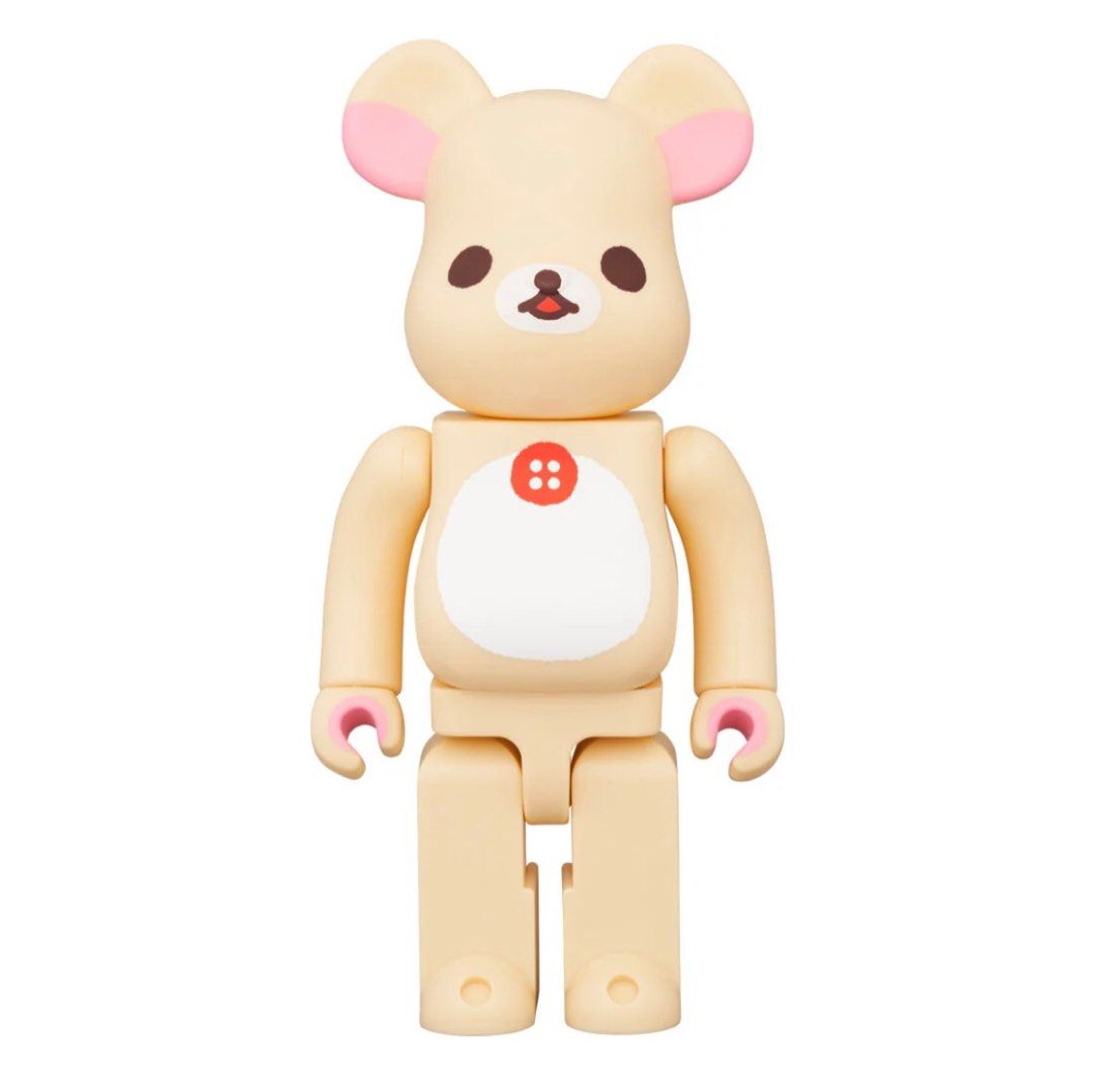 400% BE@RBRICK コリラックマ (輕鬆小熊)Rilakkuma 牛奶熊