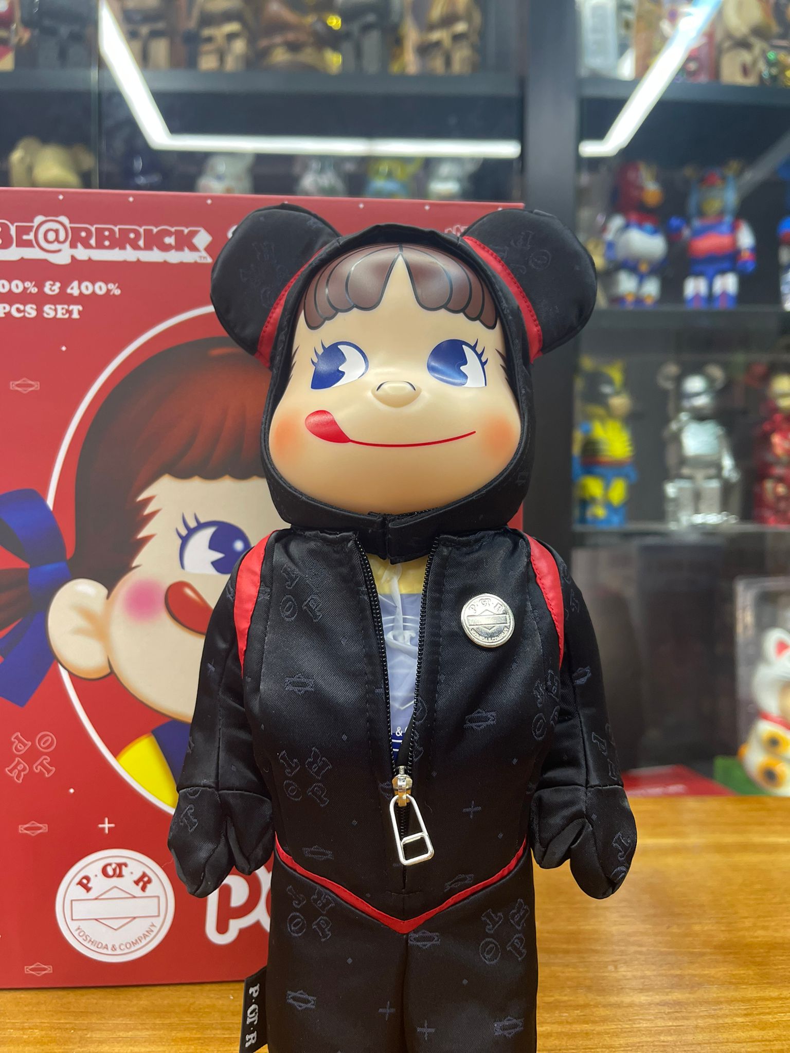 100% & 400% BE@RBRICK POTR ペコちゃん