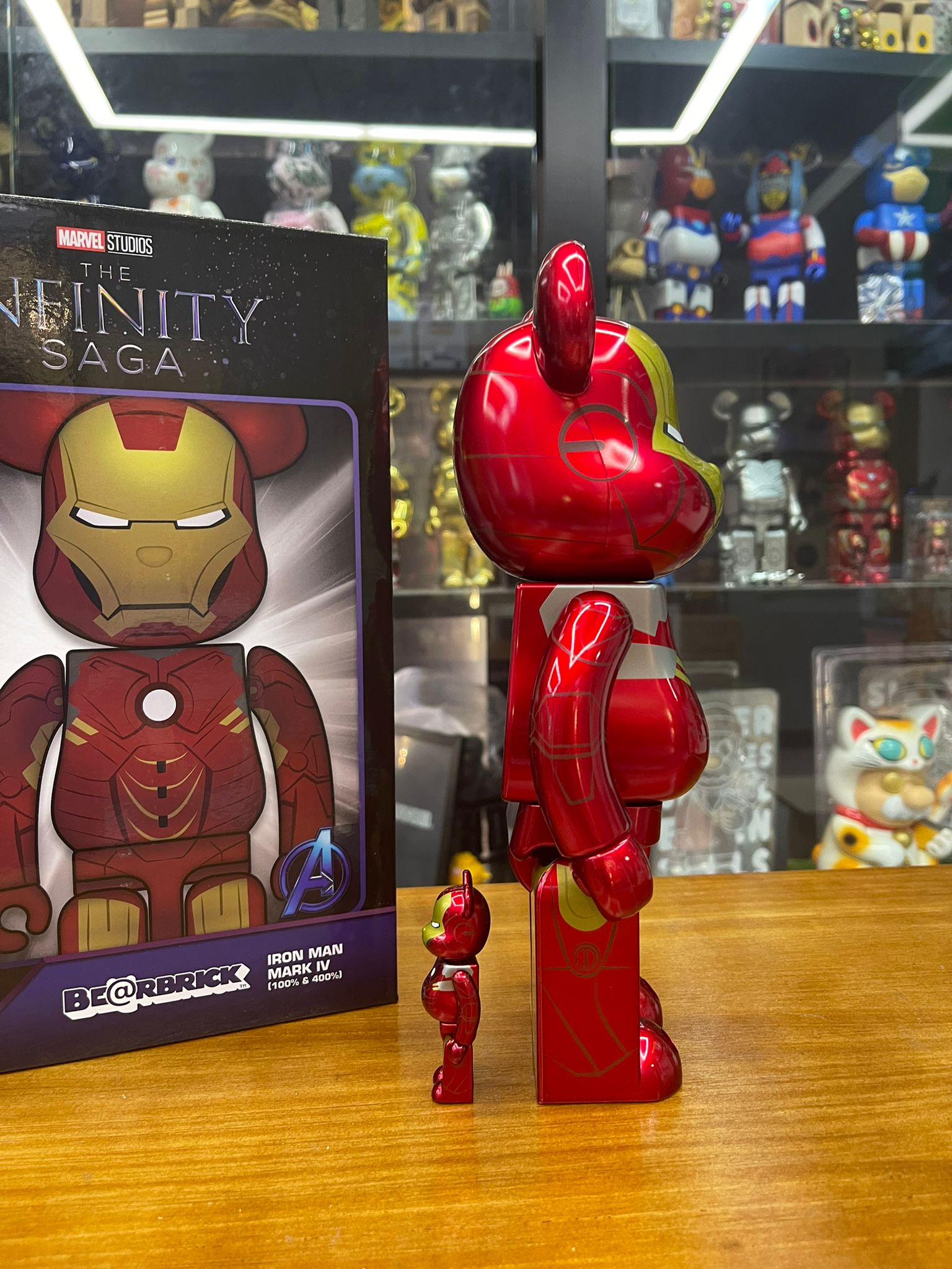 100% & 400% BE@RBRICK IRON MAN MARK IV
