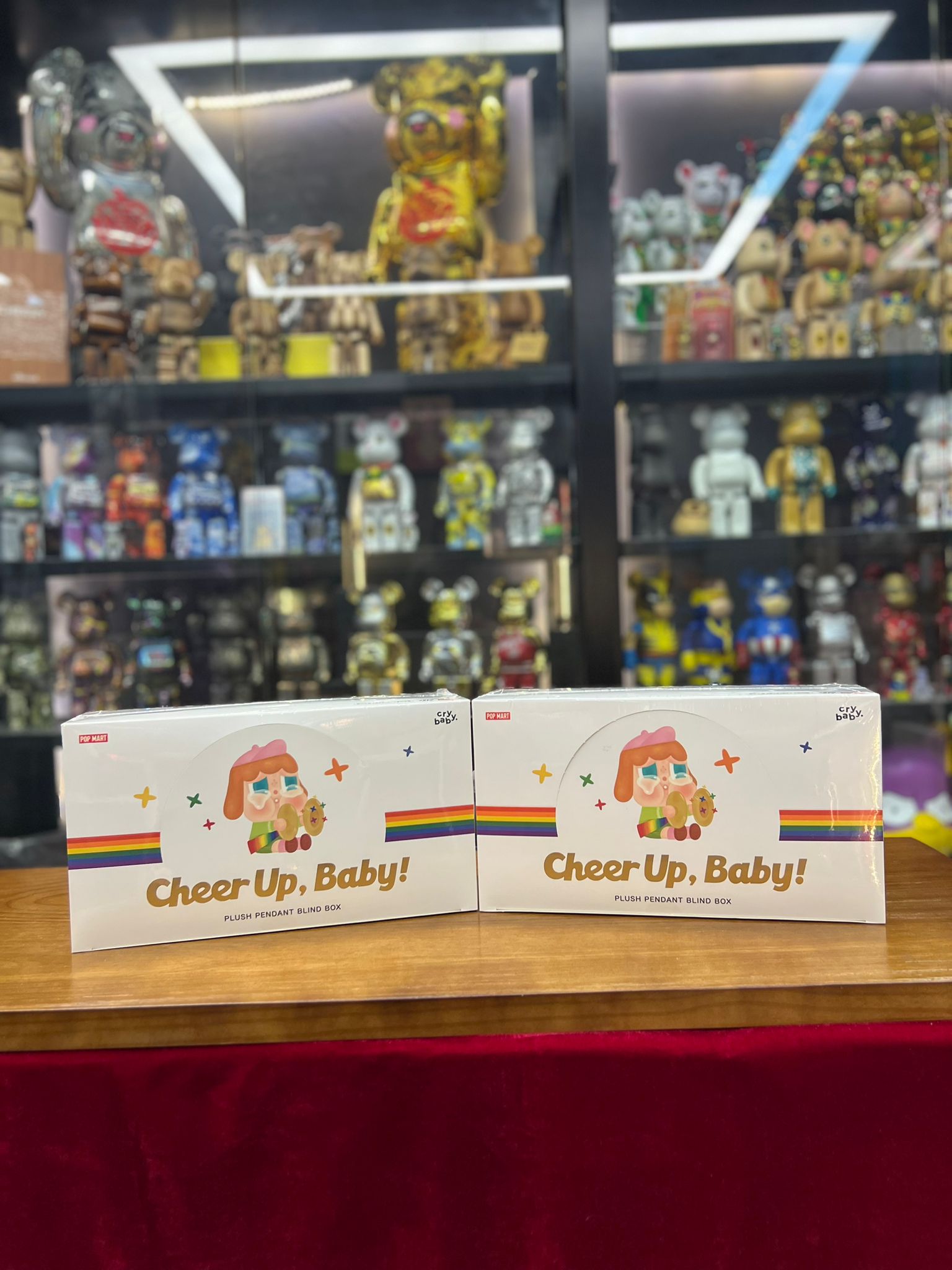 CRYBABY CHEER UP, BABY系列 毛絨掛件盲盒 – Madmaxtoys