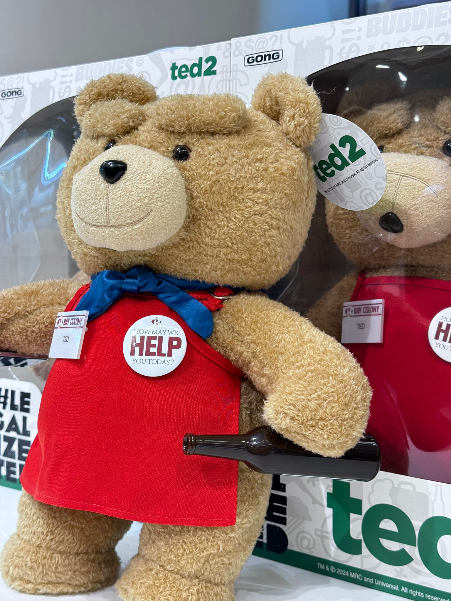 POP MART x GONG Ted 2 Ted Action Plush Doll