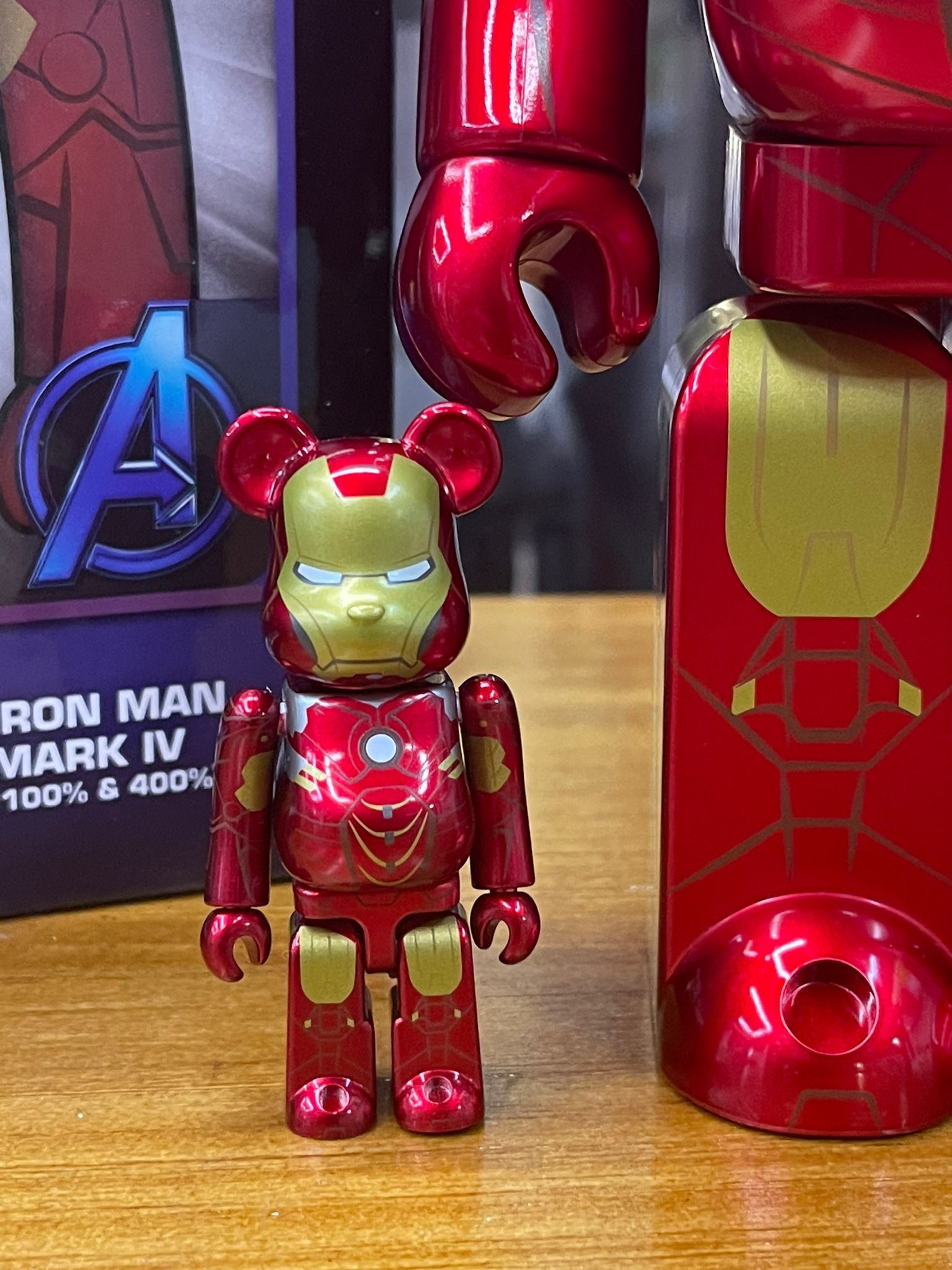 100% & 400% BE@RBRICK IRON MAN MARK IV