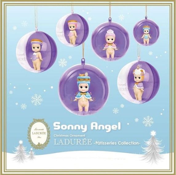 Sonny Angel Christmas Ornament LADUREE Pallsseries Collection 2015 年聖誕節水晶球掛飾限定