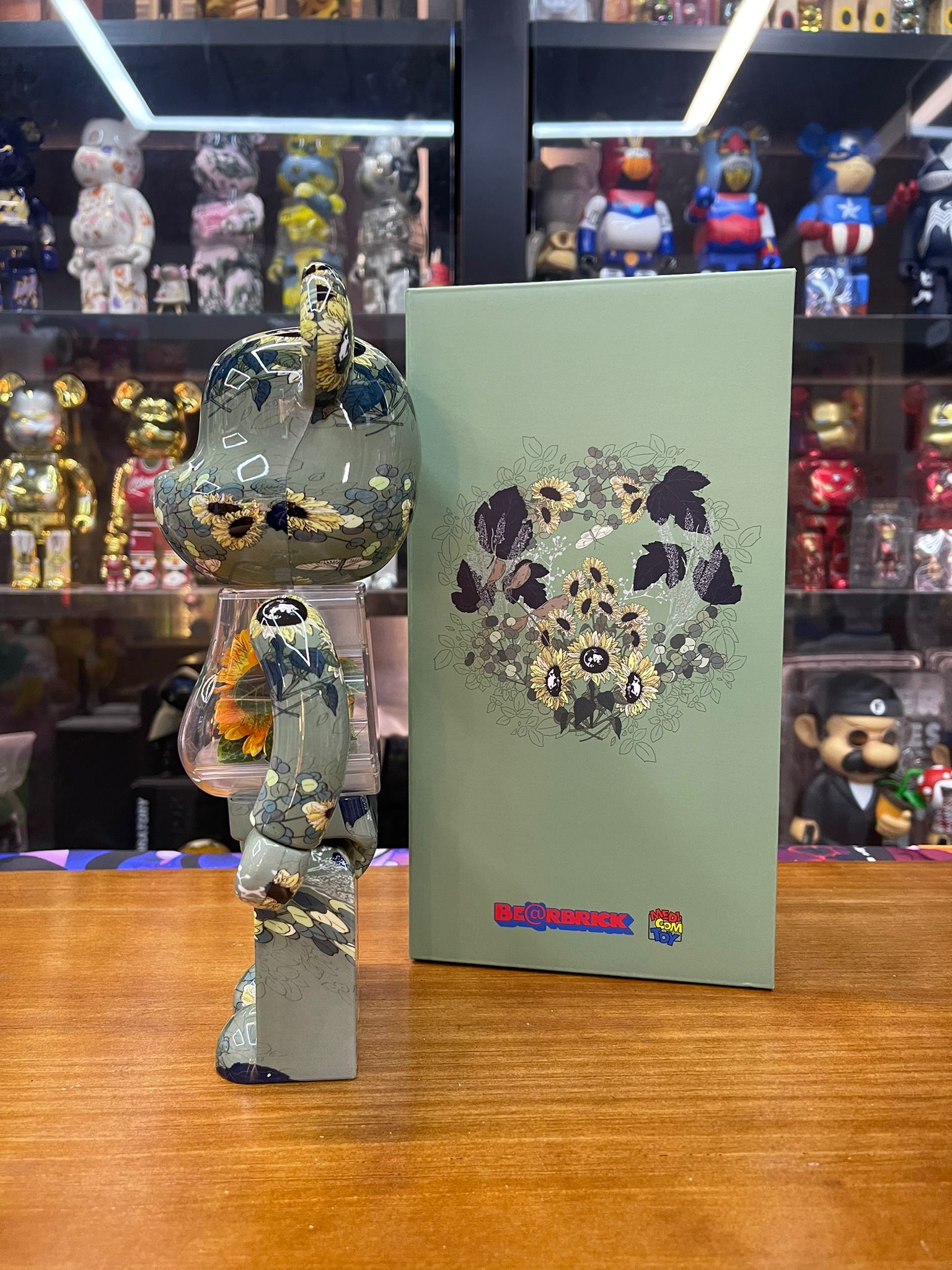 400% BE@RBRICK FLOR@ SUNFLOWER